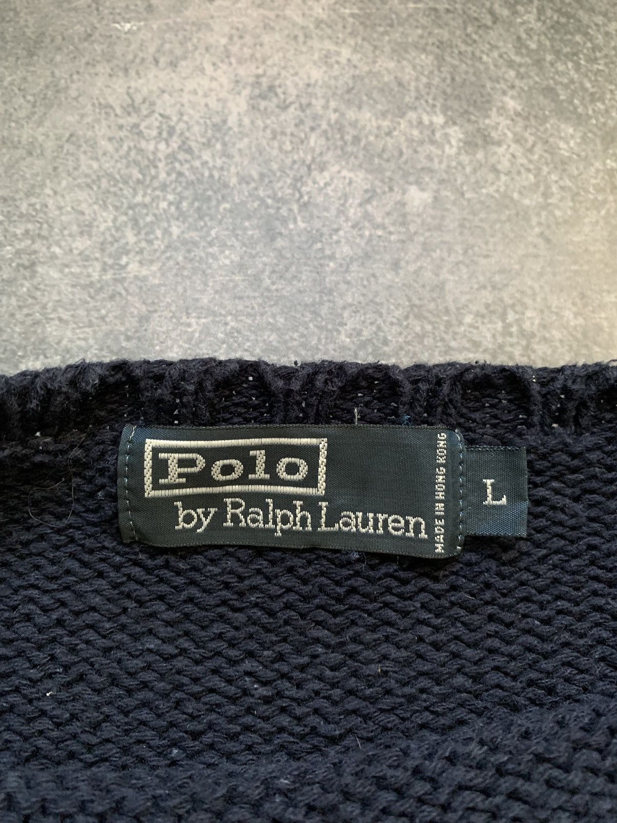 Polo Ralph Lauren × Vintage Vintage Polo Ralph Lauren Knit Crewneck Sweater Size US L / EU 52-54 / 3 - 6 Thumbnail