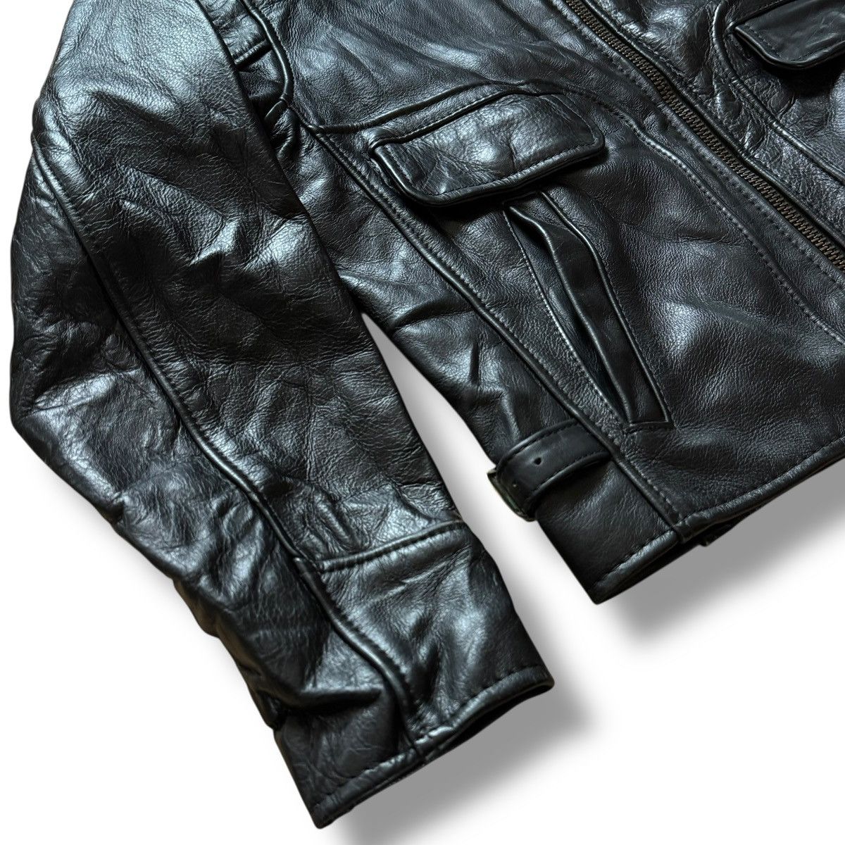 Vanson Leathers 60’s Vanson Leathers Ike Motorcycle Jacket Talon Zipper Size US S / EU 44-46 / 1 - 8 Thumbnail