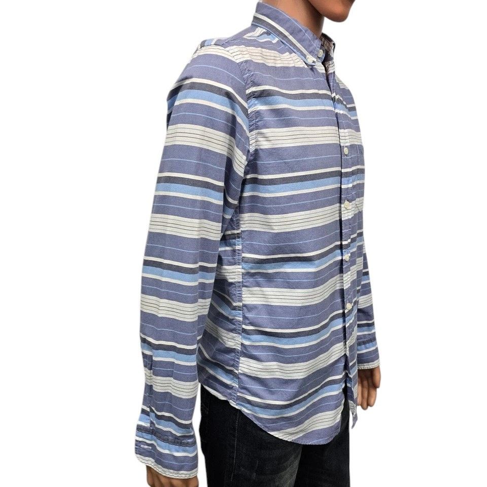 J.Crew J. Crew Shirt M Slim Fit Multicolor Horizontal Striped L/S Size US M / EU 48-50 / 2 - 8 Thumbnail
