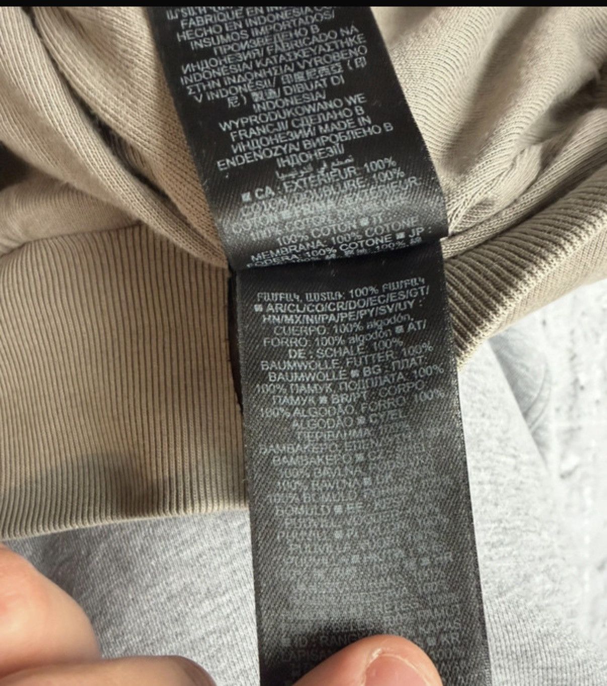 Gap × Yeezy Yeezy Gap double layer gray zip hoodie Size US S / EU 44-46 / 1 - 7 Thumbnail
