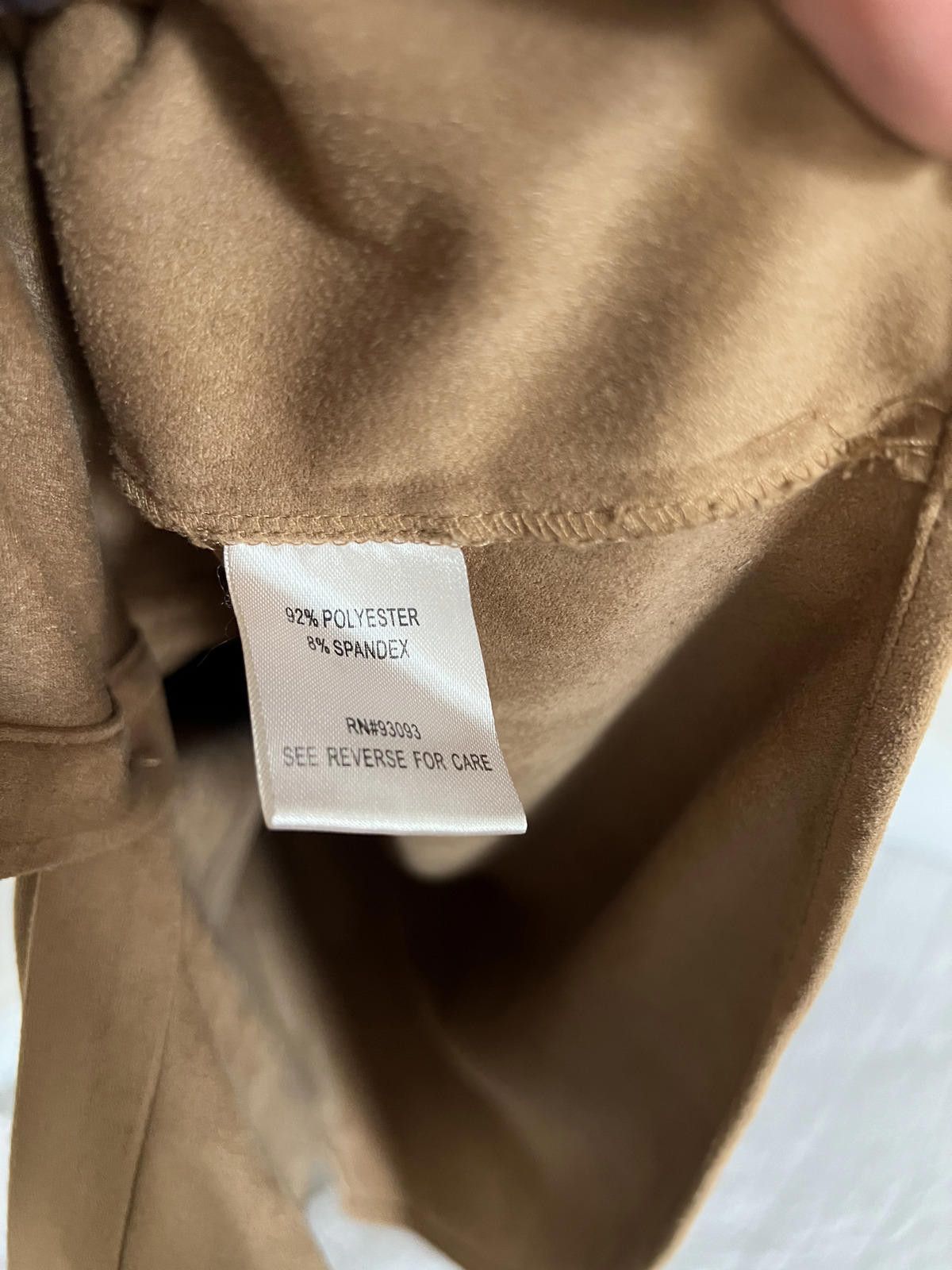 Other Tyler Boe Tan Faux Suede Button-Down Shirt Dress - Medium Size M / US 6-8 / IT 42-44 - 7 Thumbnail