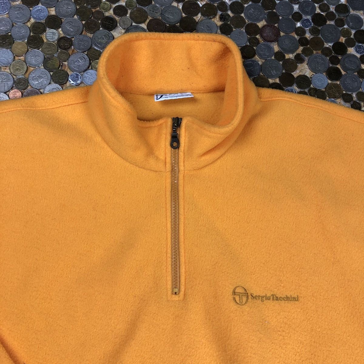 Sergio Tacchini Sergio Tacchini Vintage fleece sweatshirt Size US XXL / EU 58 / 5 - 2 Thumbnail