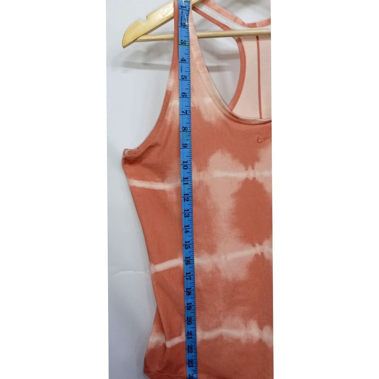 Nike Nike Dri-FIT Tie-Dye Tank Top Size L Orange Knit Sleeveless Size L / US 10 / IT 46 - 6 Thumbnail