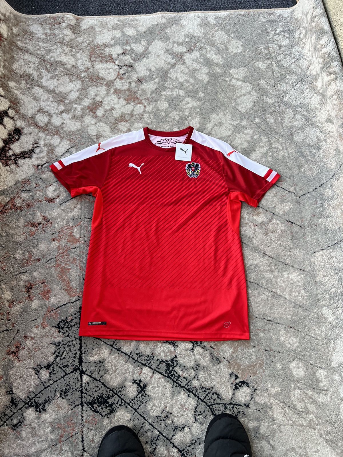 Puma Puma Austria Home Jersey Size US L / EU 52-54 / 3 - 1 Thumbnail