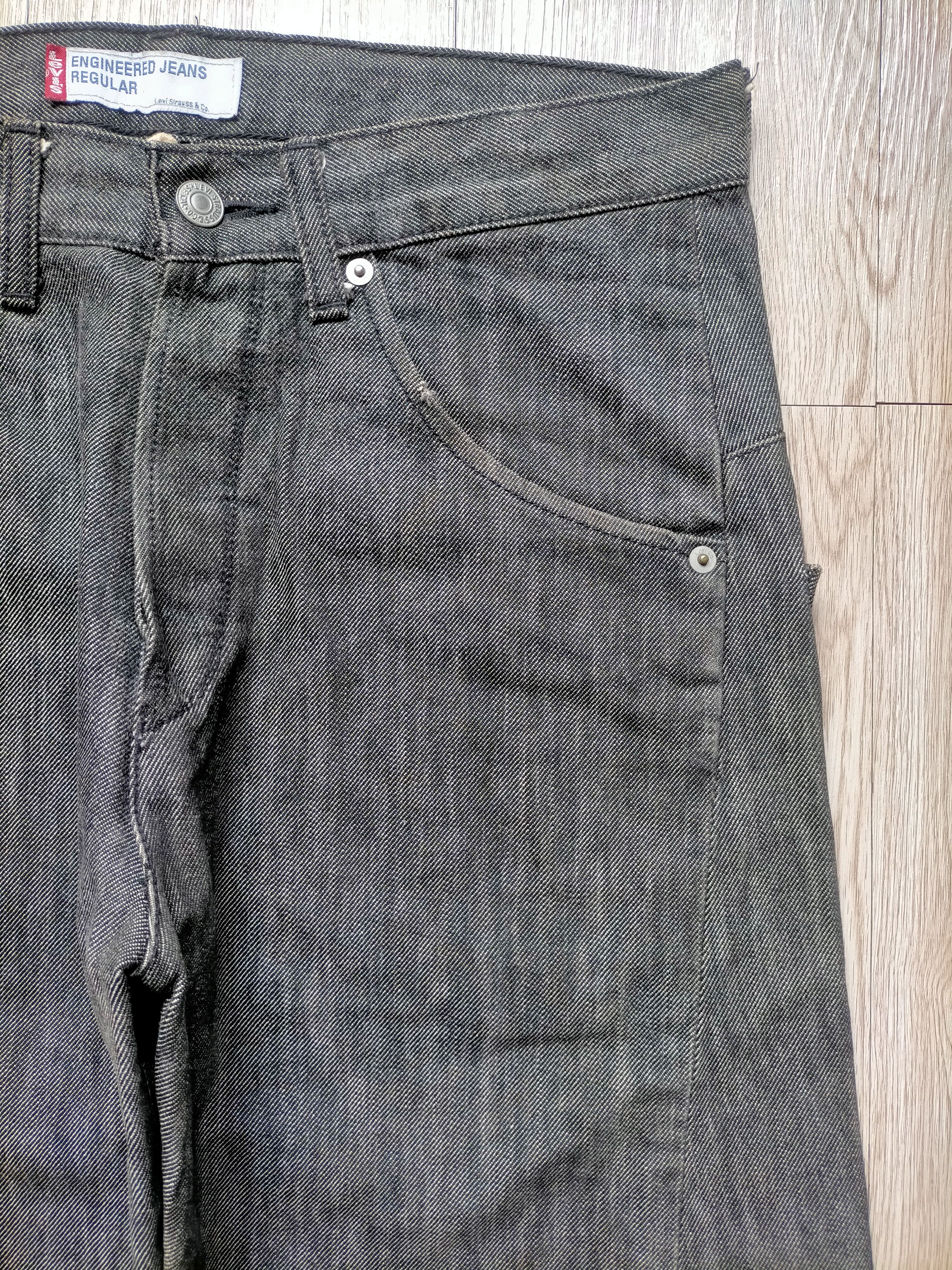 Levi's Levis Engineered Regular Black Rusty Denim pants Size US 31 - 5 Thumbnail