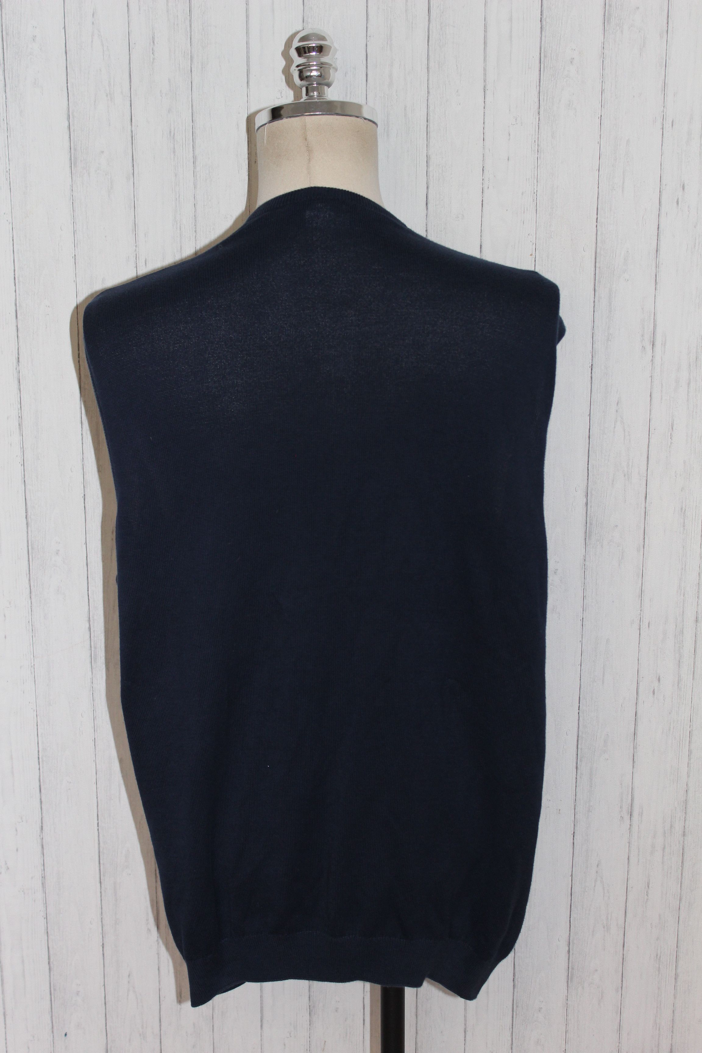 Polo Ralph Lauren Men's Lacoste Crew Neck Blue Vest Waistcoat Size XL Size US XL / EU 56 / 4 - 5 Thumbnail