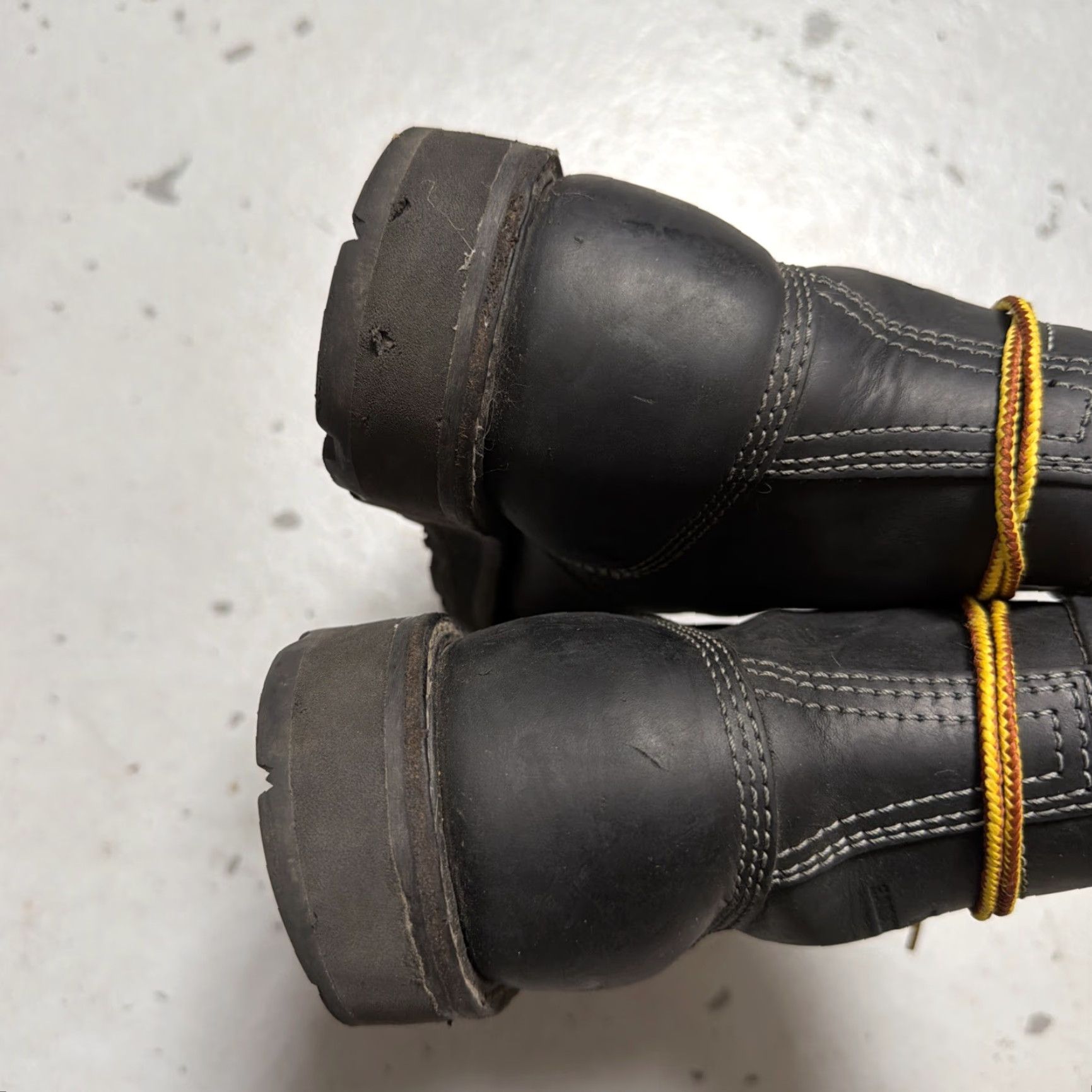 Vintage White’s Boots Perry Moc Toe Black Leather Made In USA 8.5 D Mens Work Boots Black Leather Perry Moc Toe USA 8.5 D Size US 9 / EU 42 - 6 Thumbnail
