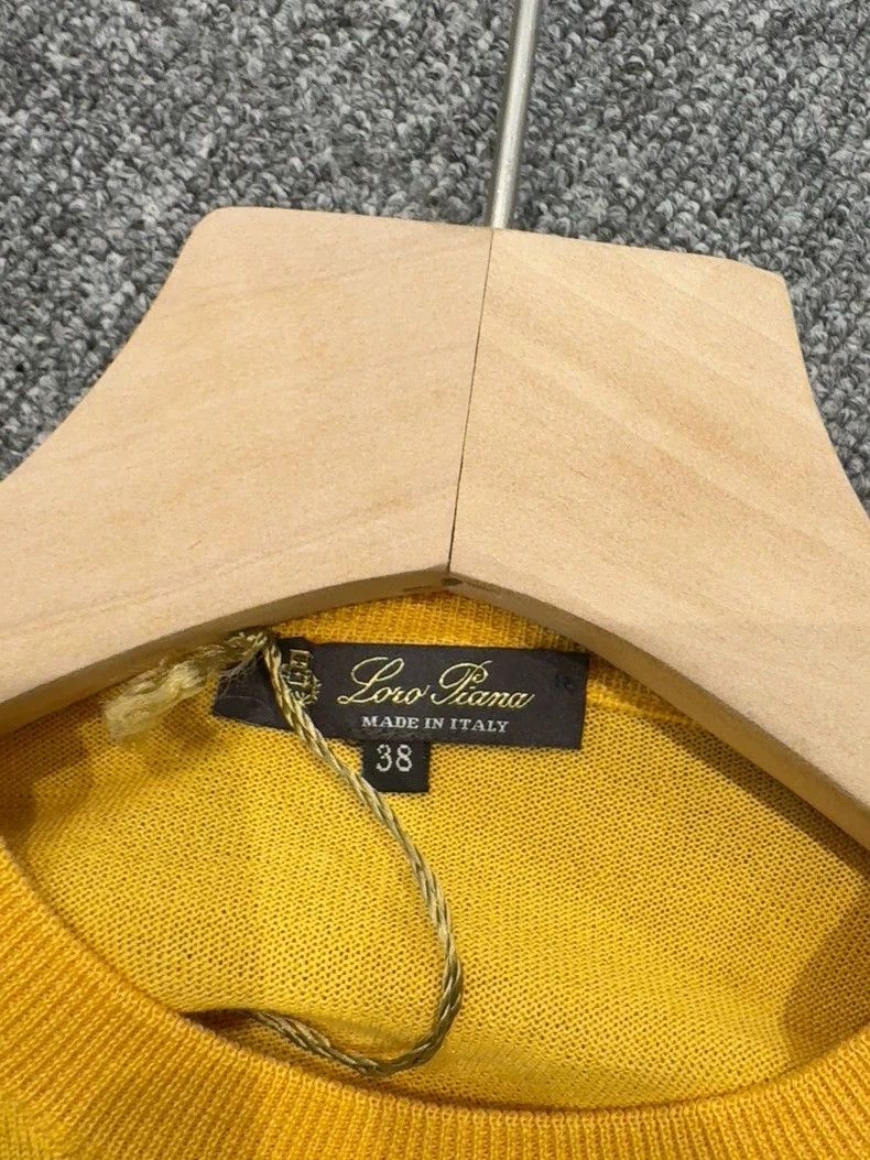 Loro Piana LORO PIANA Knitted high collar silk vest Size M / US 6-8 / IT 42-44 - 4 Thumbnail