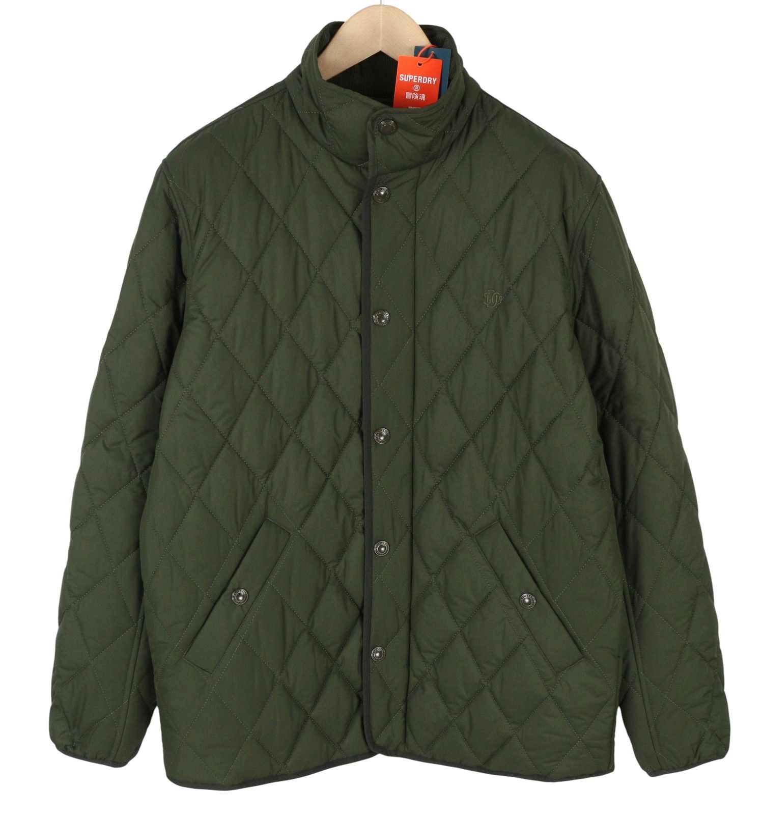 Superdry Estate M Green Insulated High Neck Light 87141 Size US M / EU 48-50 / 2 - 1 Thumbnail