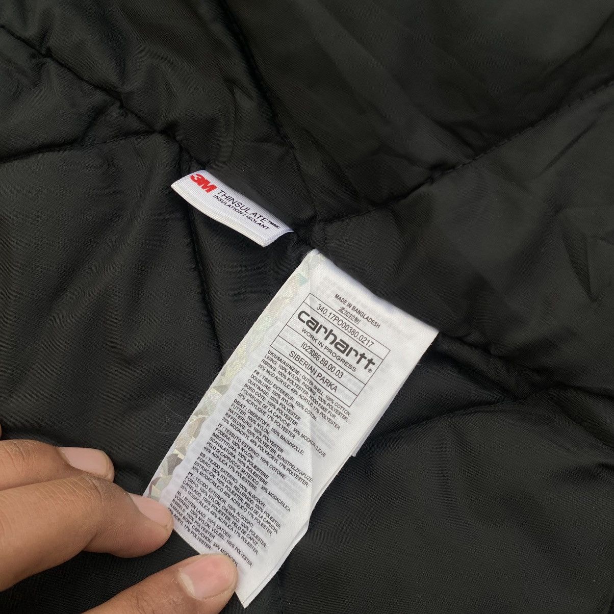 Carhartt Carhartt Siberian Parka – Black (WIP) Size US M / EU 48-50 / 2 - 8 Thumbnail