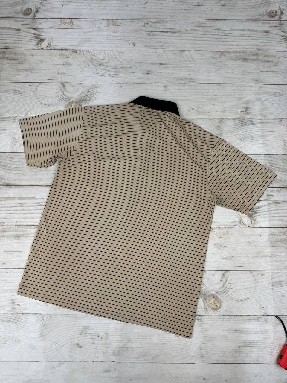 Yves Saint Laurent Vintage Yves Saint Laurent YSL Silk Polo Shirt Striped 90s Size US XXL / EU 58 / 5 - 11 Thumbnail