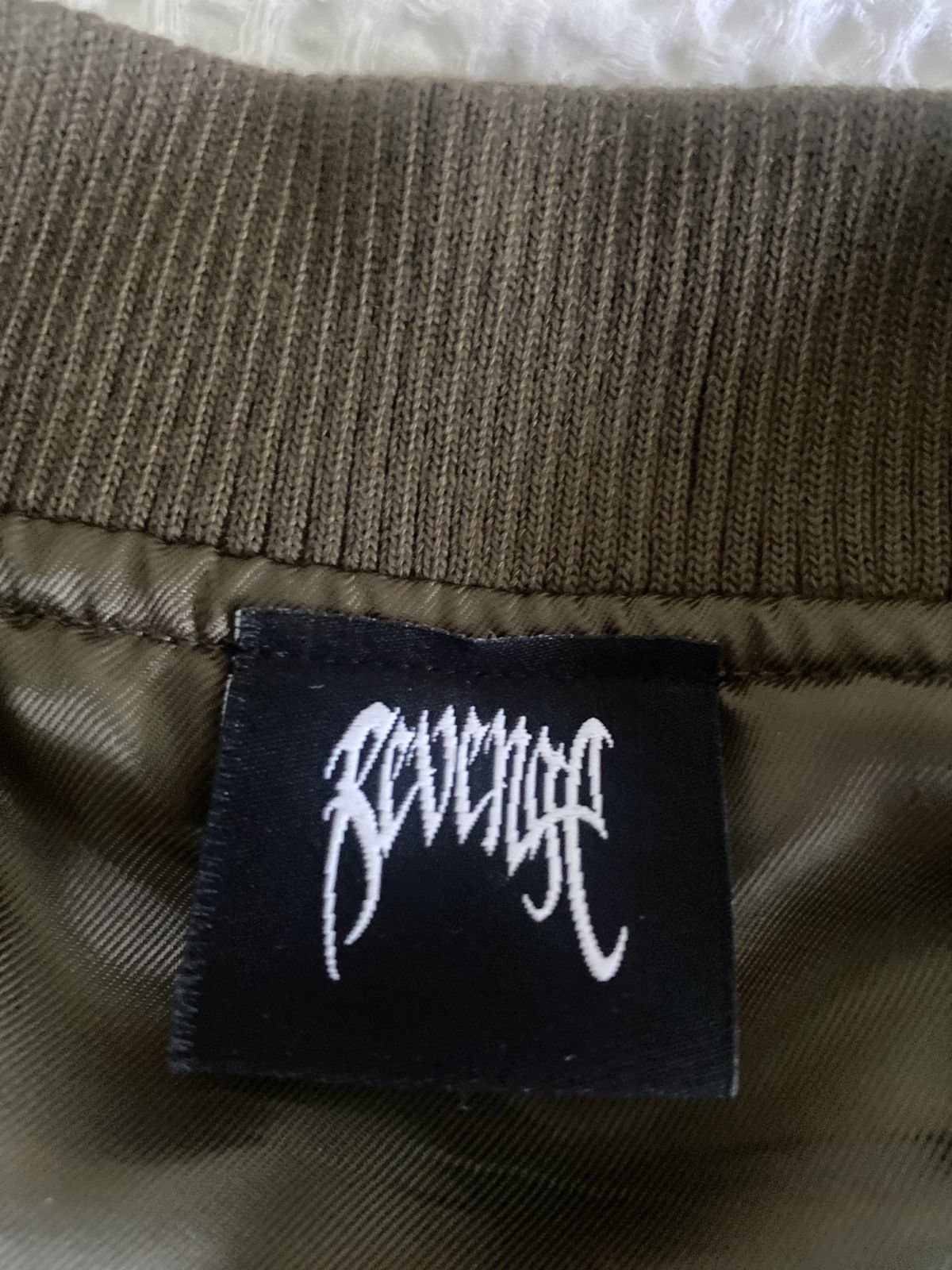 Revenge Revenge Embroidered Nylon Bomber Jacket Size US M / EU 48-50 / 2 - 6 Thumbnail