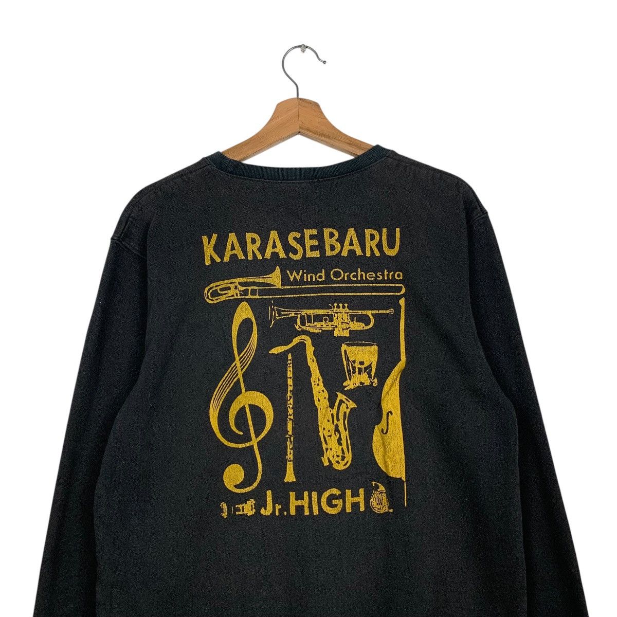 Japanese Brand KARASEBARU Wind Orchestra Graphics Sweatshirt #1981-C86 Size US M / EU 48-50 / 2 - 2 Thumbnail