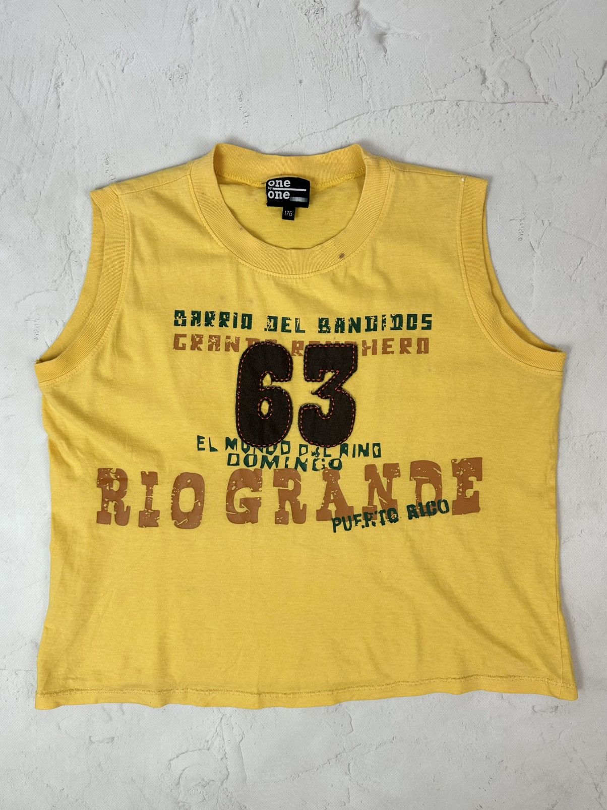 If Six Was Nine Vintage Printed Yellow Top Size S / US 4 / IT 40 - 1 Thumbnail