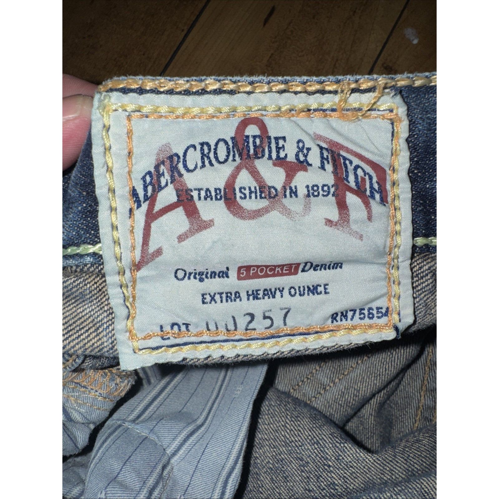 Abercrombie & Fitch × Vintage Vintage Abercrombie & Fitch Men’s Denim Jeans 34x34 Boot Cut Size US 34 / EU 50 - 6 Thumbnail