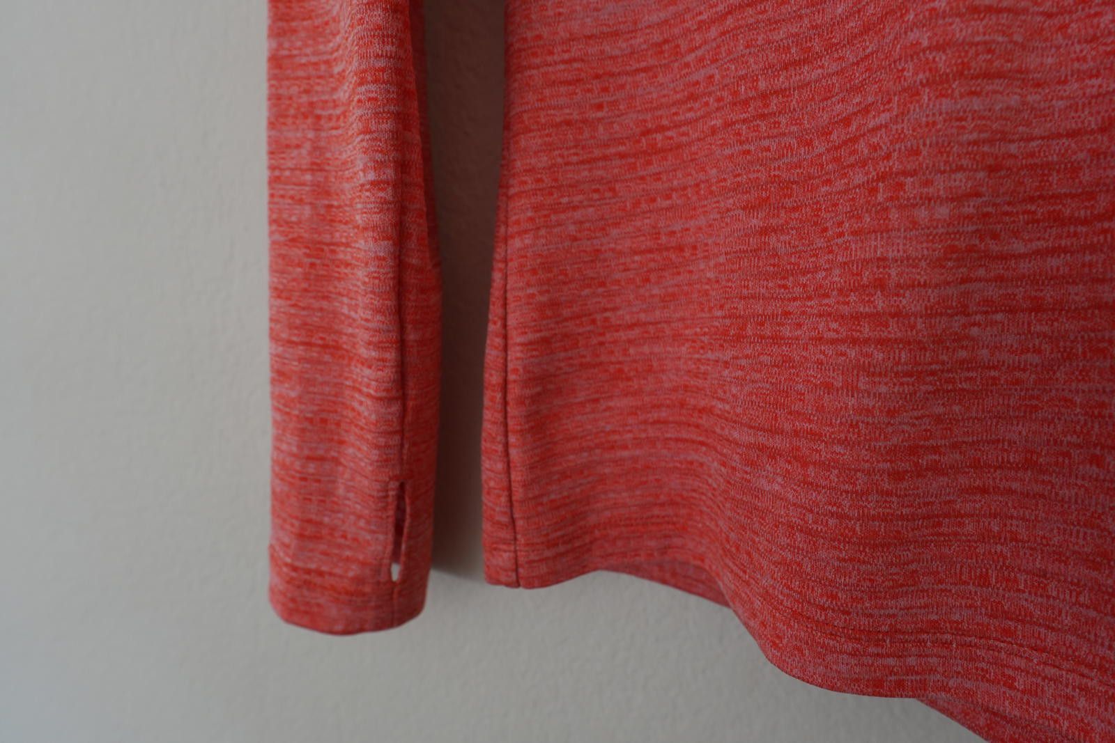 Nike Nike Shirt Women's M Orange Dri-Fit 1/4 Zip Workout Athletic Size M / US 6-8 / IT 42-44 - 4 Thumbnail