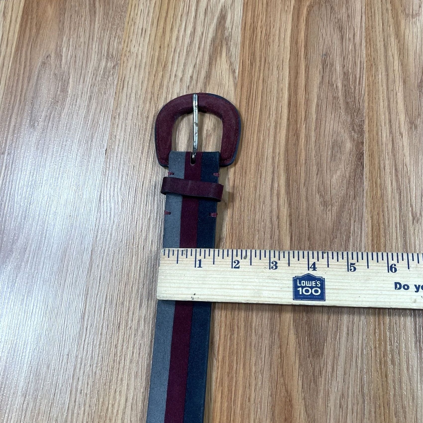 Jigsaw Jigsaw Belt Women’s Leather Suede Size S Small Multicolor 1.5” Wide Size ONE SIZE - 8 Thumbnail