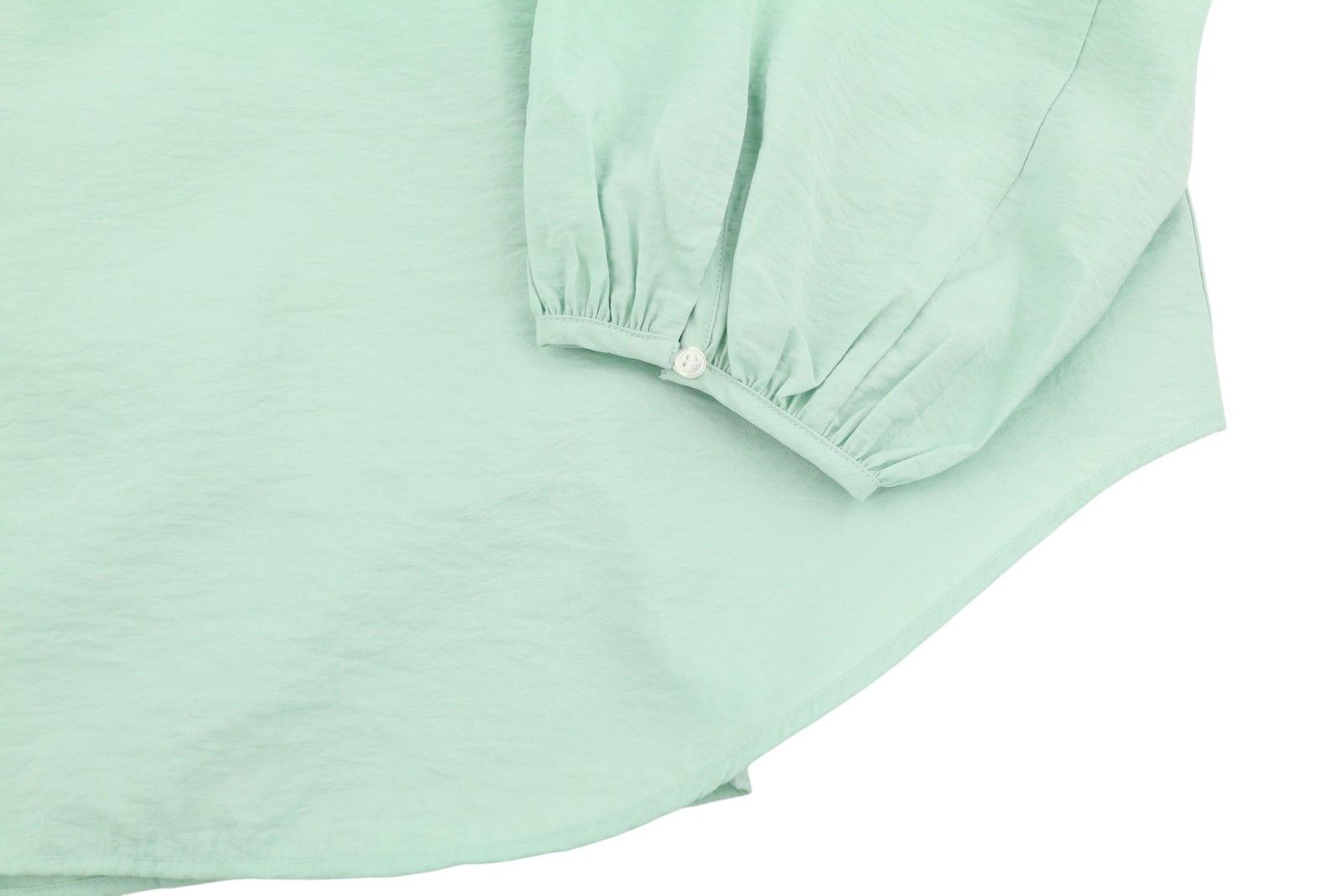 Gant POP OVER EU42 Porcelain Green V-Neck Blouse 87536 Size XL / US 12-14 / IT 48-50 - 5 Thumbnail