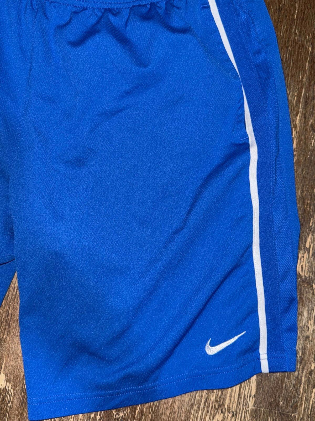 Nike Vintage Y2K Nike Baggy Blue Mesh Shorts Sz L Rare Size US 34 / EU 50 - 3 Thumbnail