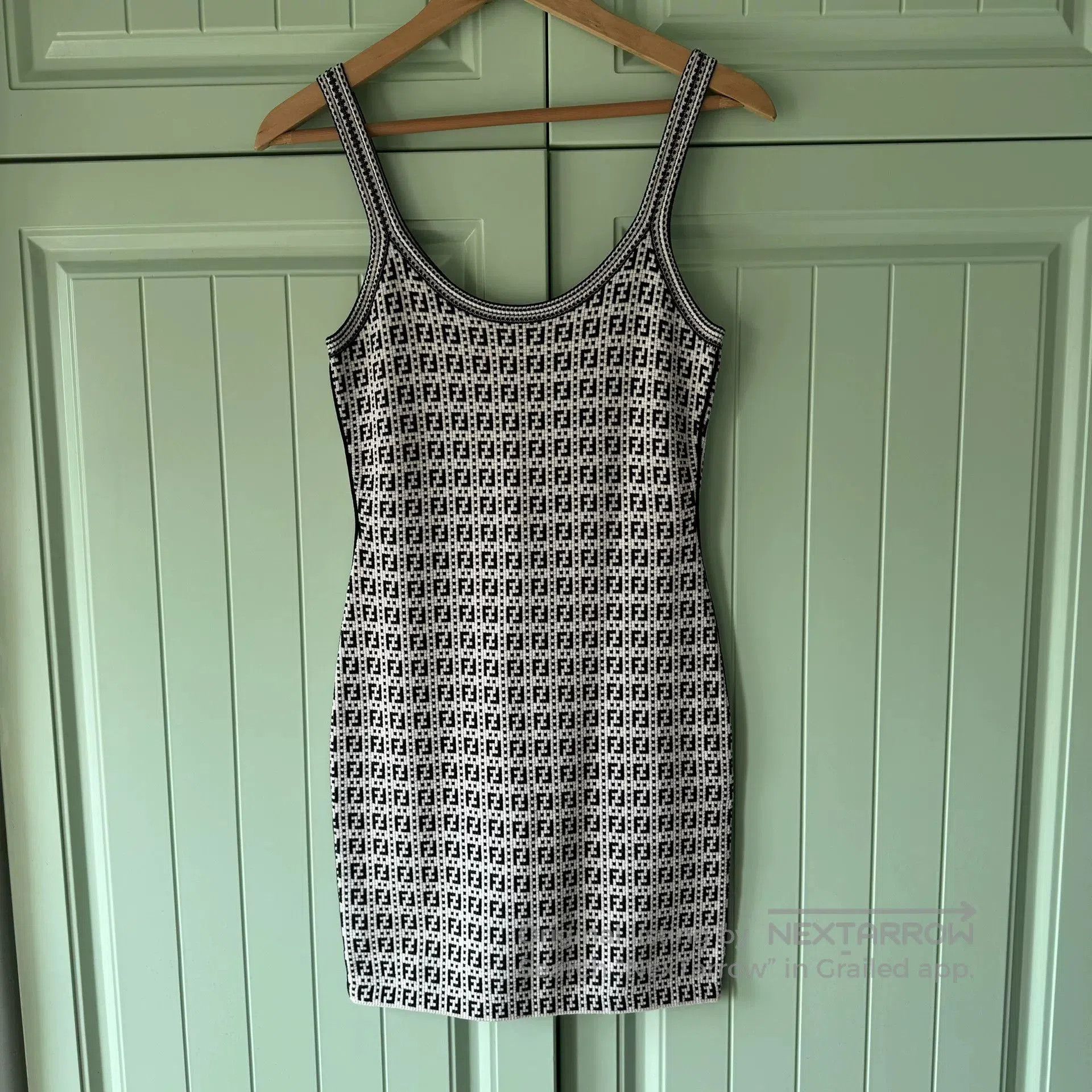 Fendi FENDI FF Logo Sling Dress. Size S / US 4 / IT 40 - 2 Thumbnail