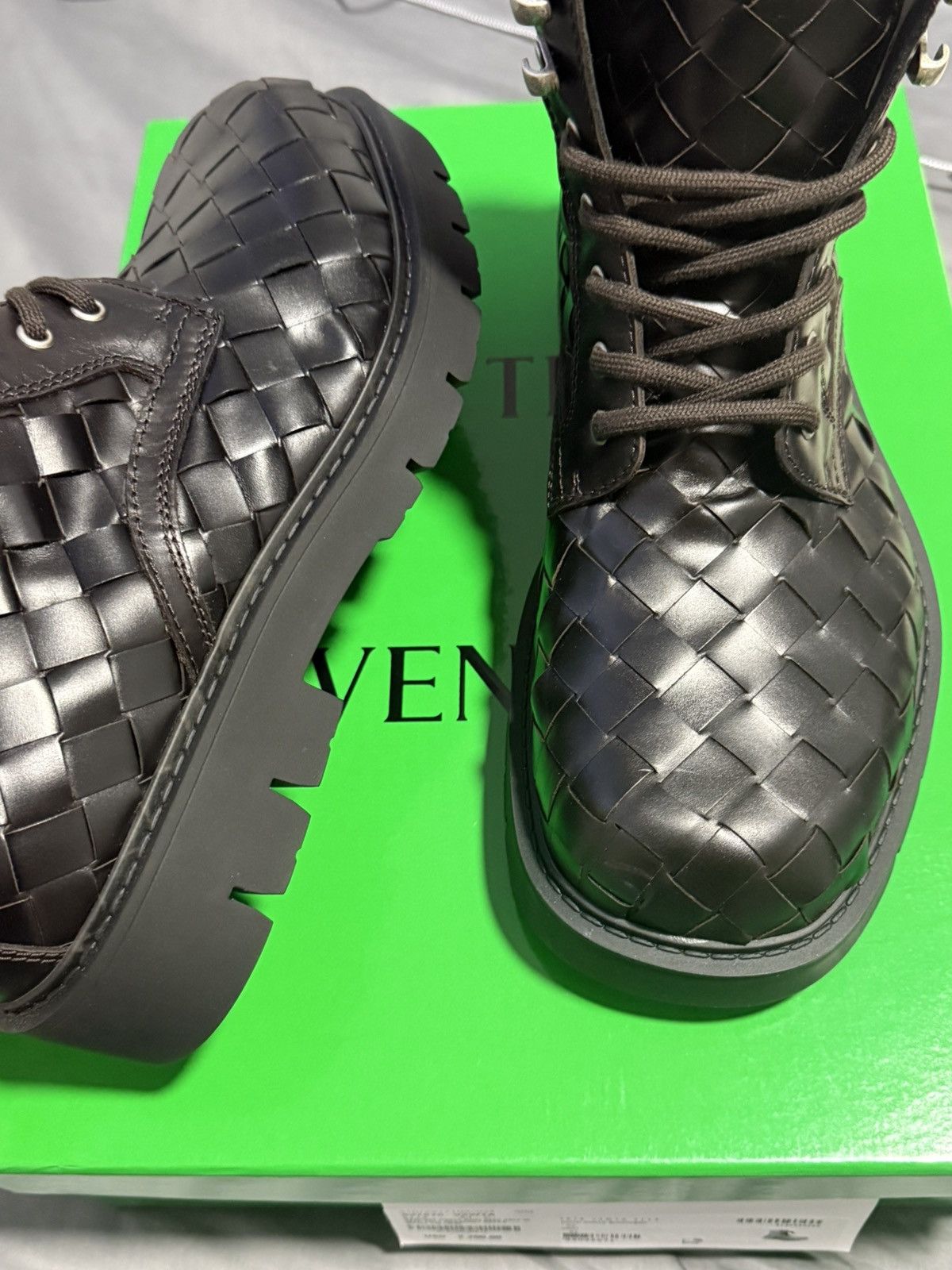 Bottega Veneta Bottega Veneta Fondant intrecciato lace up boot Size US 10 / EU 43 - 6 Thumbnail