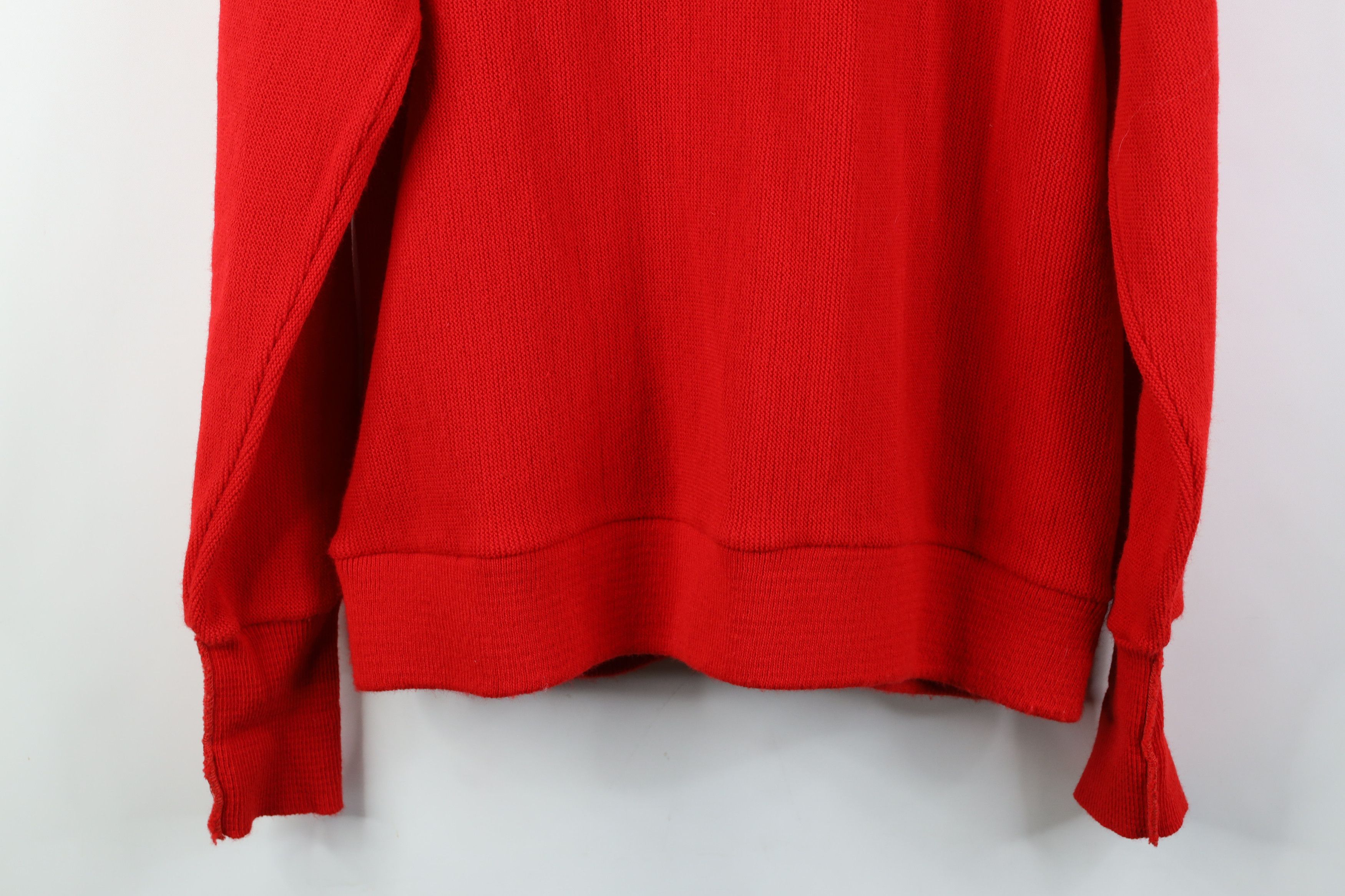 Izod Vintage 90s Izod Knit Button Cardigan Sweater Red Acrylic Size US L / EU 52-54 / 3 - 11 Thumbnail