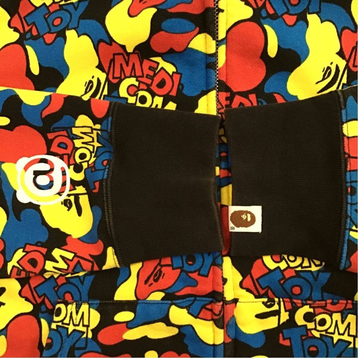 Bape × Medicom Toy BAPE × medicom toy BE@R Shark full zip hoodie a bathing ape Size US M / EU 48-50 / 2 - 6 Thumbnail
