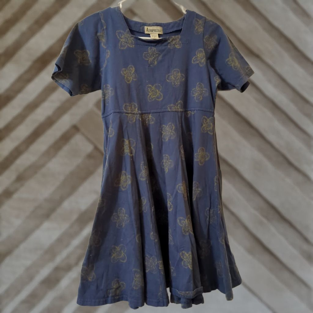 Aeropostale Aeropostale Dress Shirt Dress Womens S Purple Canyon Square Neck Short Sleeve Size S / US 4 / IT 40 - 1 Thumbnail