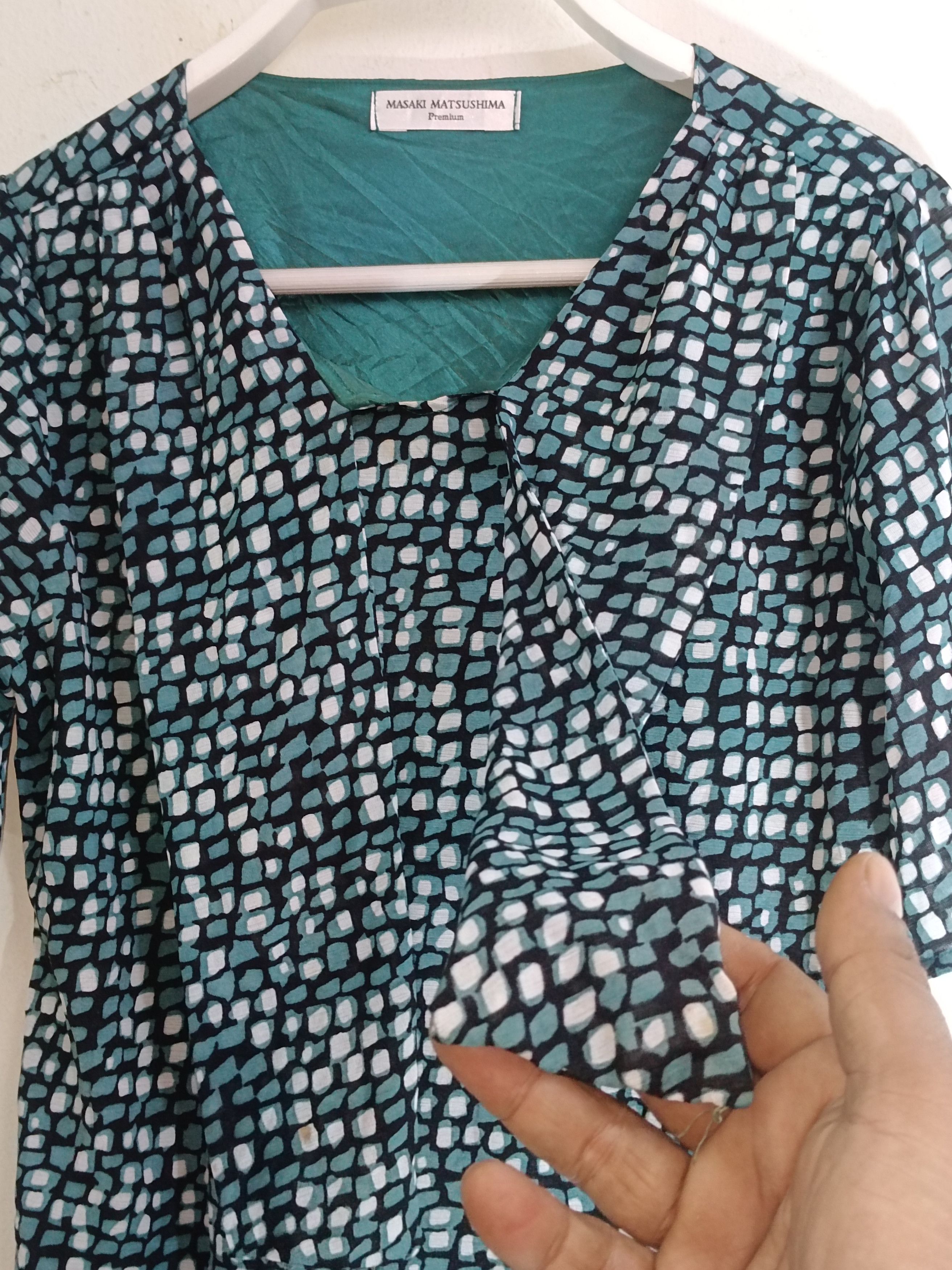 Issey Miyake × Japanese Brand × Masaki Matsushima Masaki Matsushima Neck Tie Size US M / EU 48-50 / 2 - 3 Thumbnail