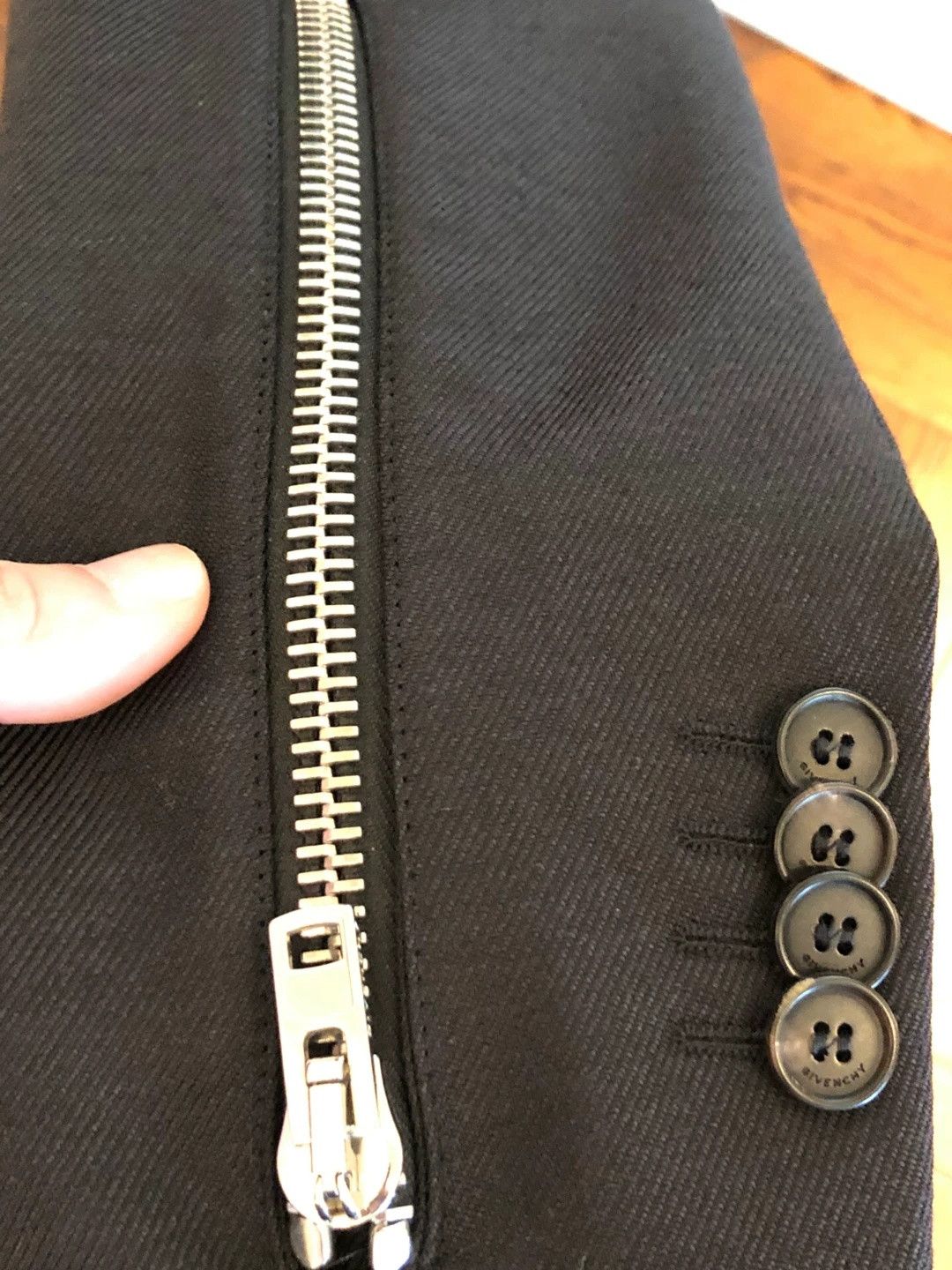 Givenchy Givenchy GVC Main Line Big Zipper Blazer Size US S / EU 44-46 / 1 - 7 Thumbnail