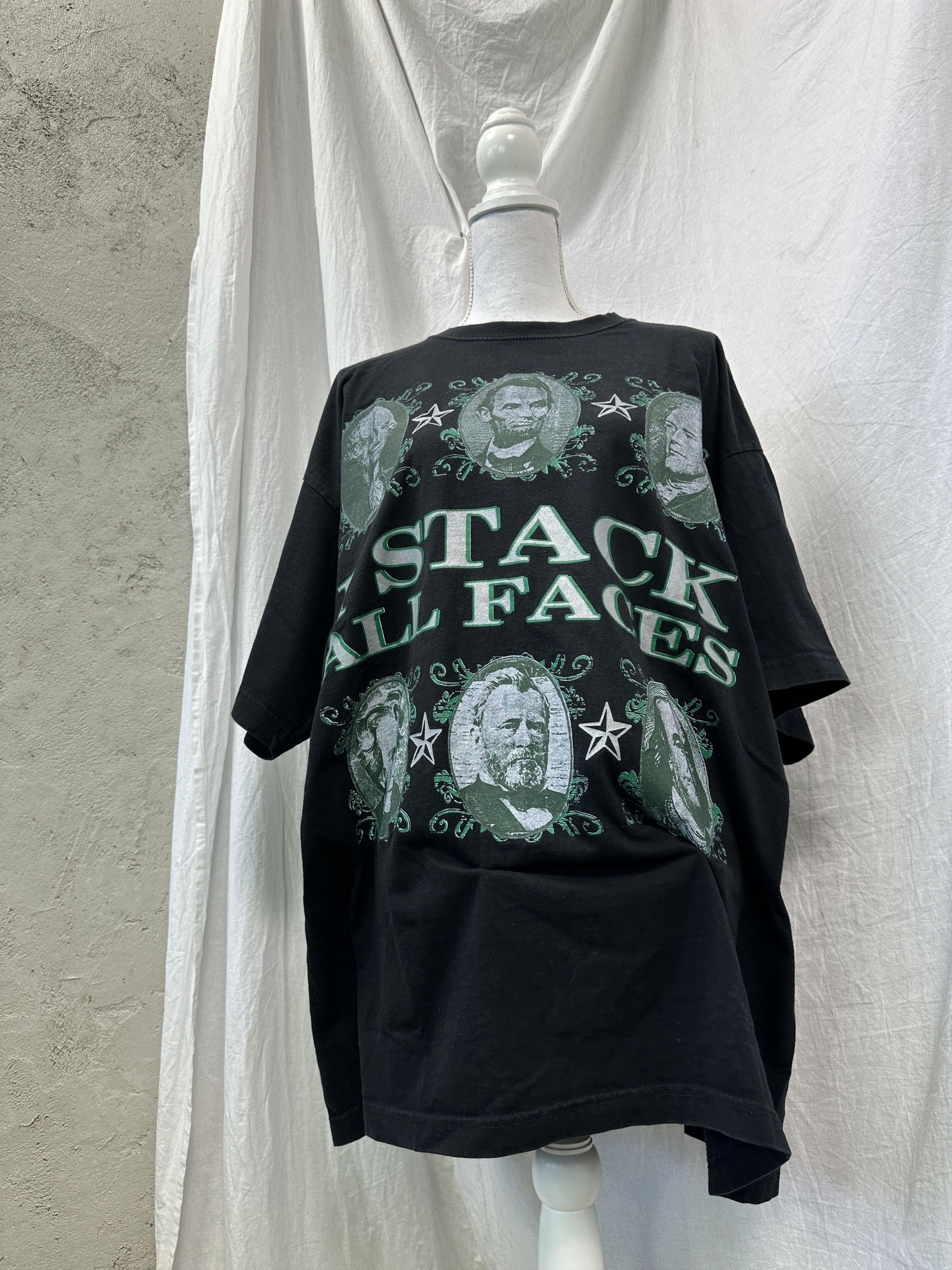 Vintage Vintage Hustling Skater Hip-Hop 00s Oversize T-shirt Size US XXL / EU 58 / 5 - 1 Thumbnail