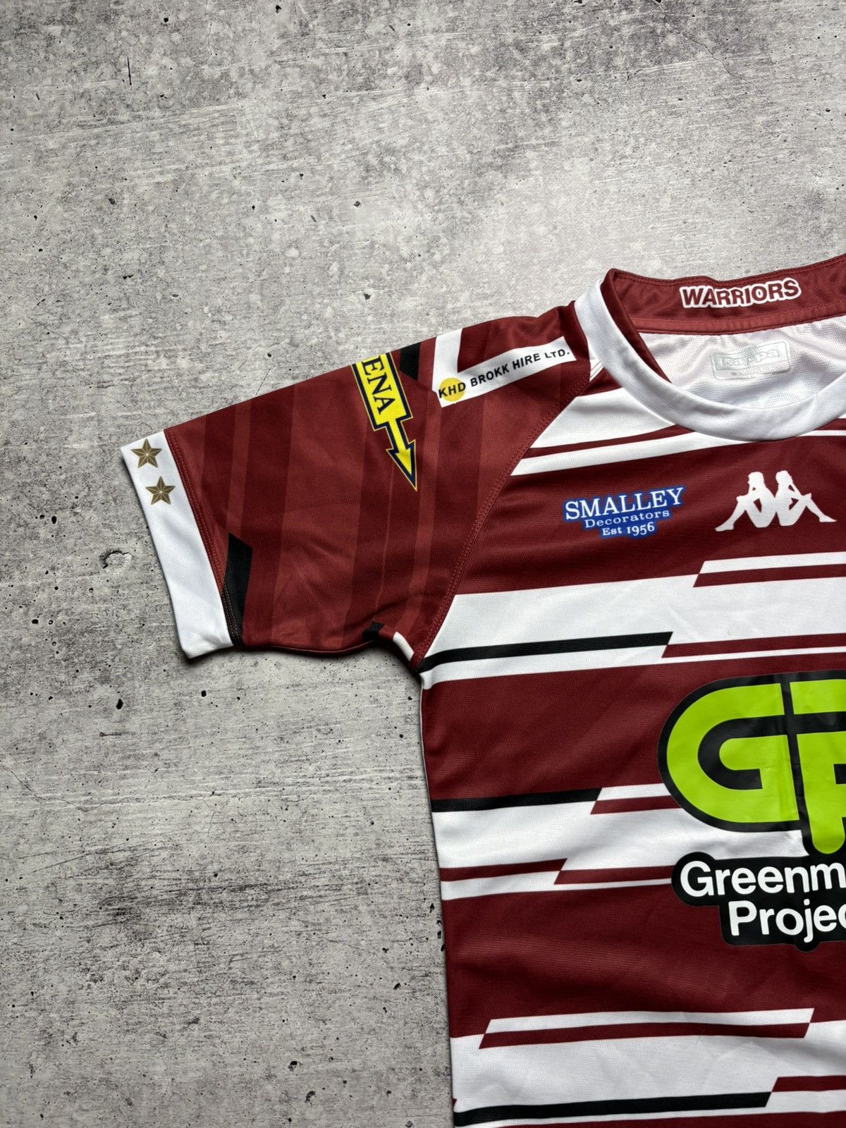 Kappa Squad Signed Wigan Warriors 2025 Home Shirt Size US S / EU 44-46 / 1 - 5 Thumbnail