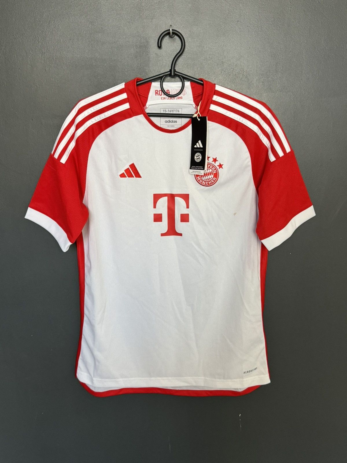 Adidas KIDS Bayern Munchen 23/24 Home Football Jersey T-Shirt Size US XS / EU 42 / 0 - 1 Thumbnail
