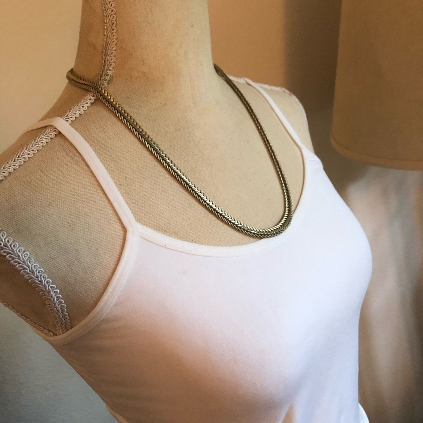 Vintage Vintage 90s gold plated braided chain necklace Size ONE SIZE - 3 Thumbnail