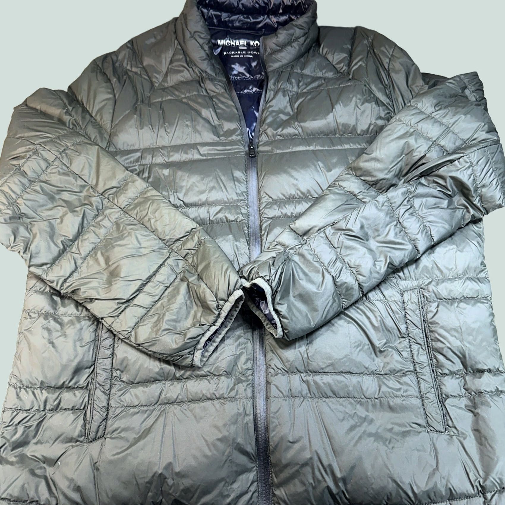 Vintage michael kros puffer jacket Men 2XL Orange Jacket Regular XXL Polyester Winter Coat Size US XXL / EU 58 / 5 - 1 Thumbnail
