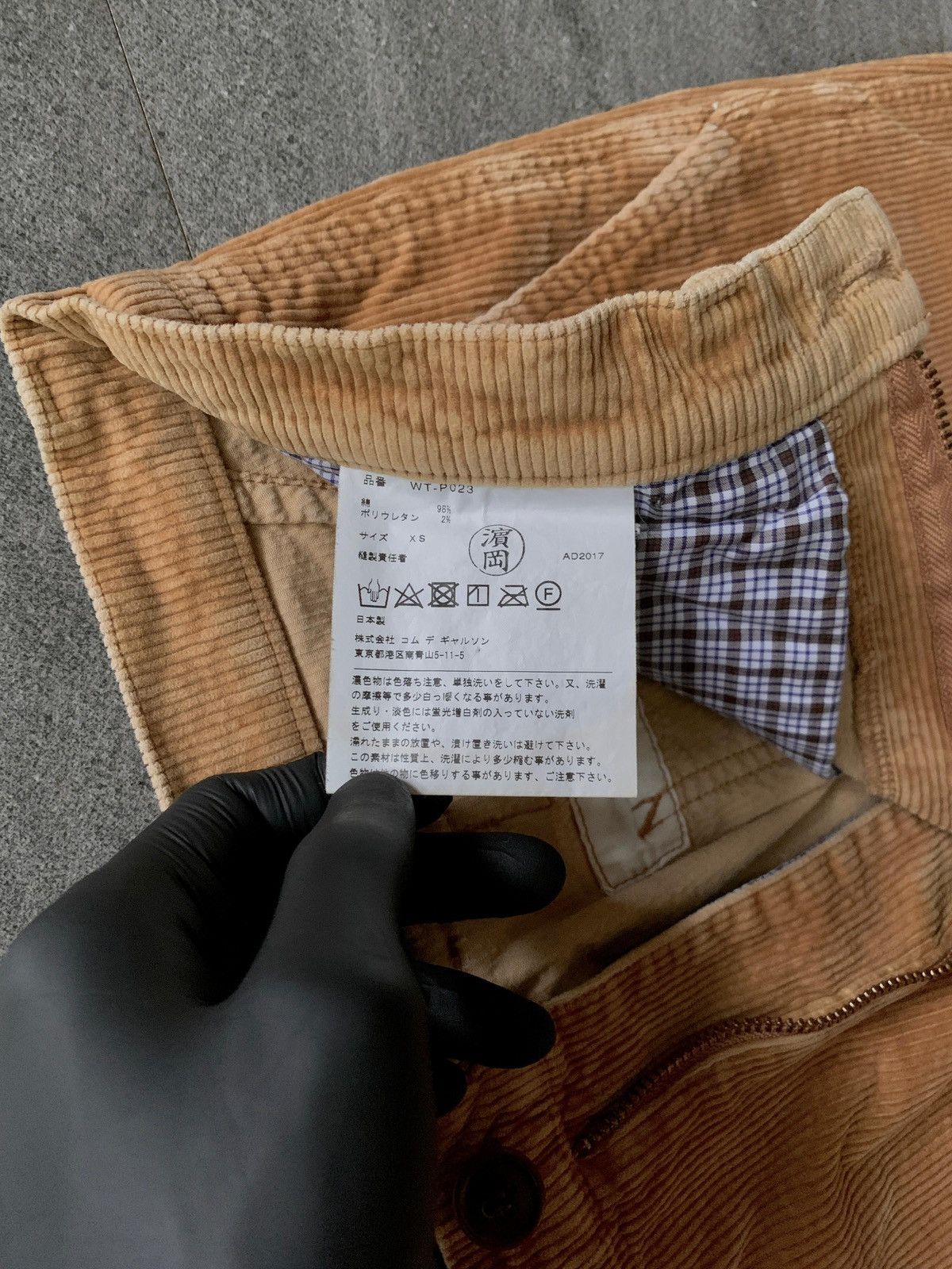 Junya Watanabe FREE TAX! Corduroy Cropped Pants Size US 30 / EU 46 - 10 Thumbnail