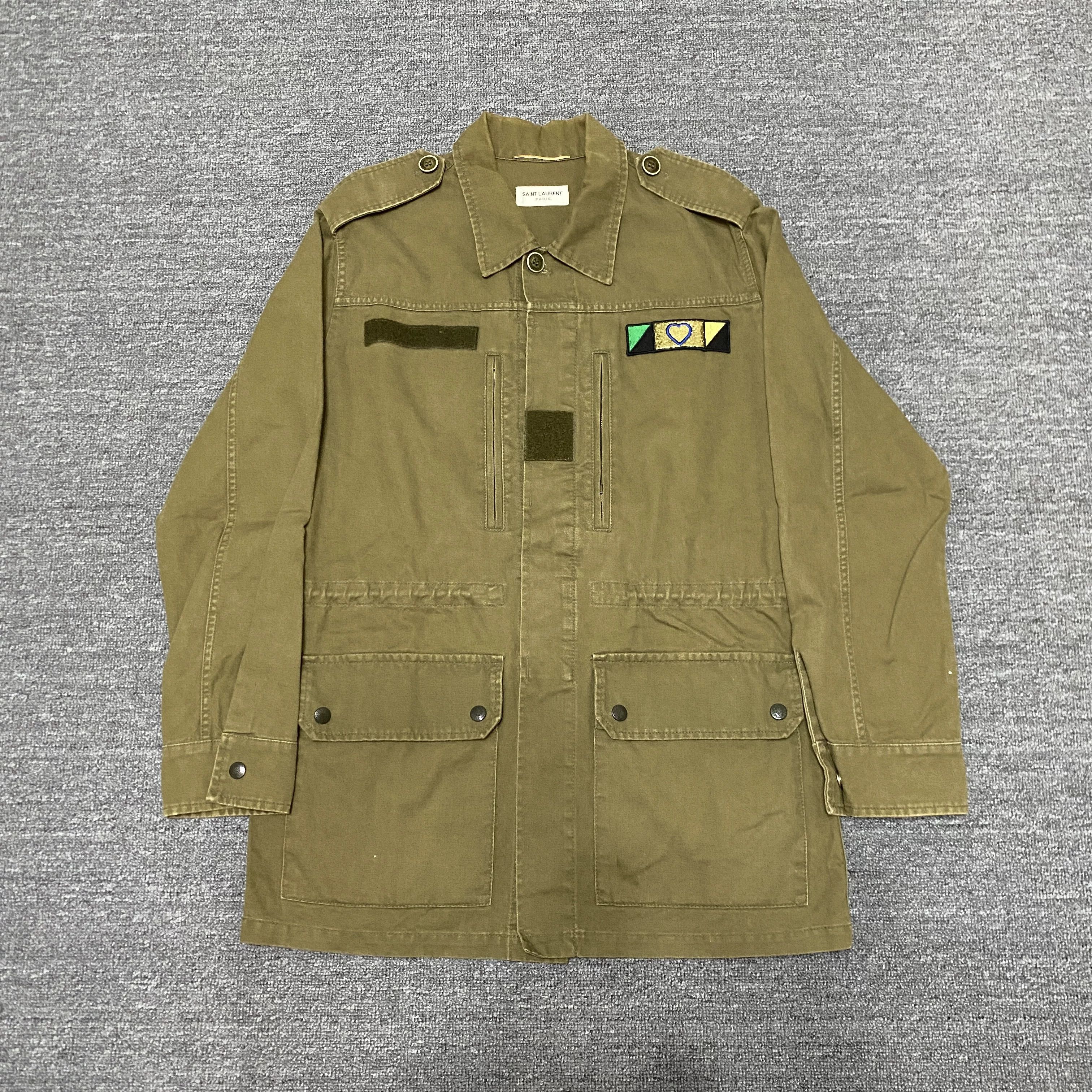 Saint Laurent Paris Saint Laurent SLP Washed Jacket Size US XXS / EU 40 - 1 Thumbnail