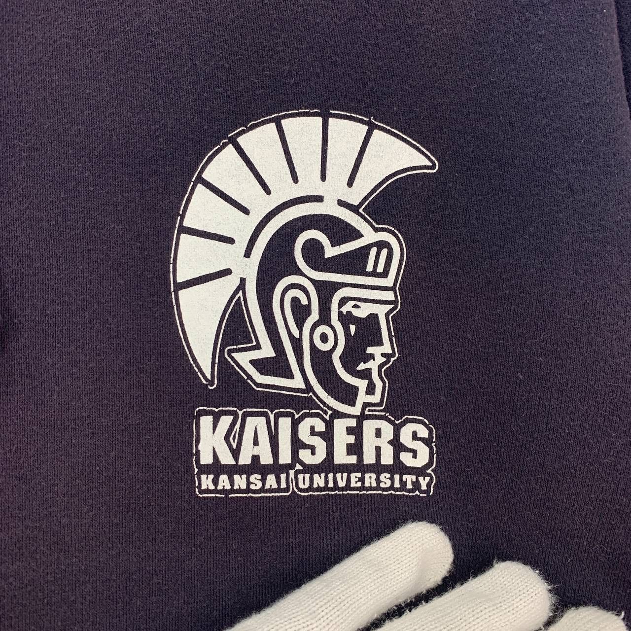 Japanese Brand Vintage KAISERS KANSAI UNIVERSITY Hoodie #2364-03 Size US M / EU 48-50 / 2 - 2 Thumbnail