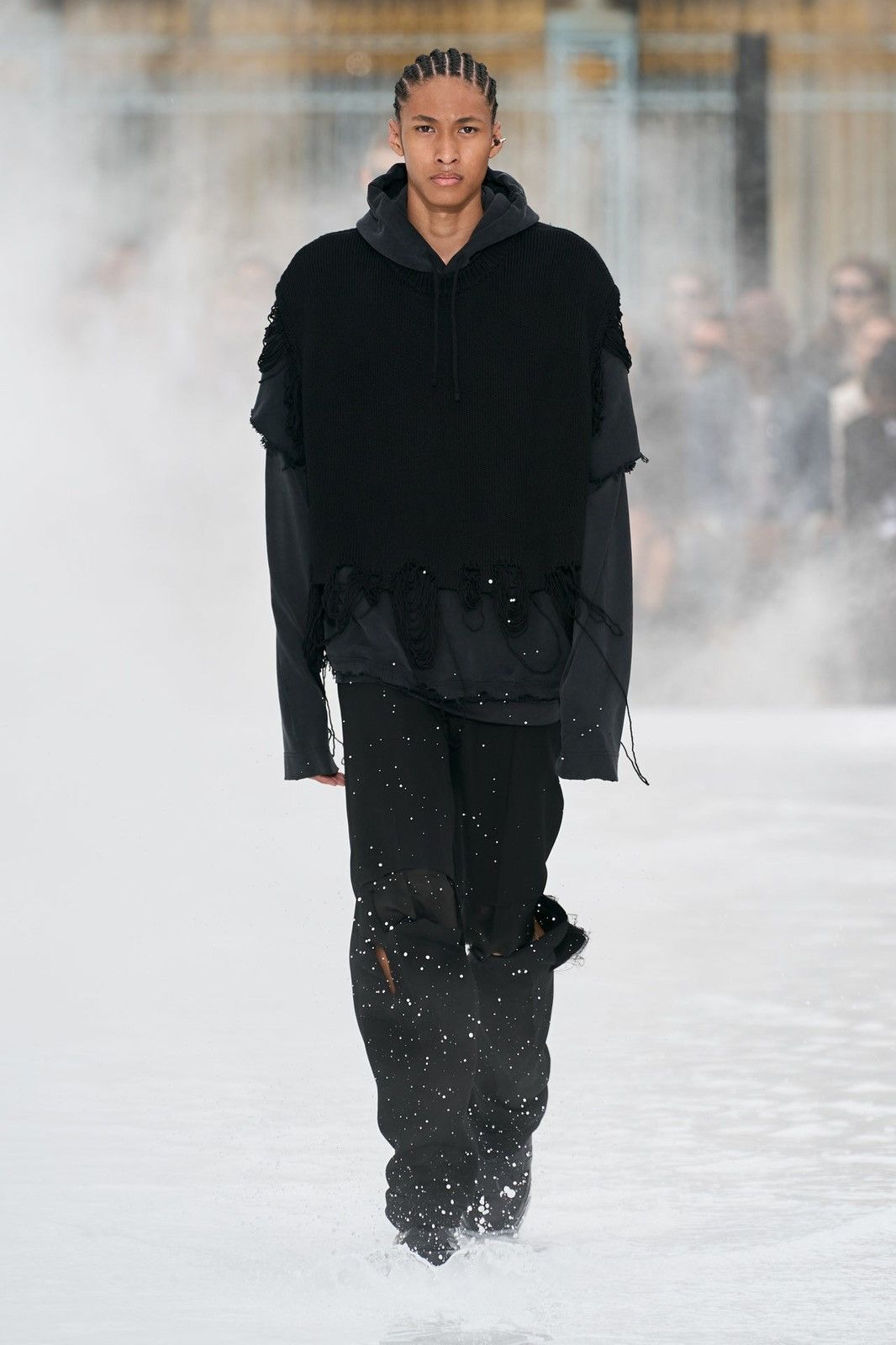Givenchy Givenchy Ripped Wool Trousers Size US 34 / EU 50 - 4 Thumbnail