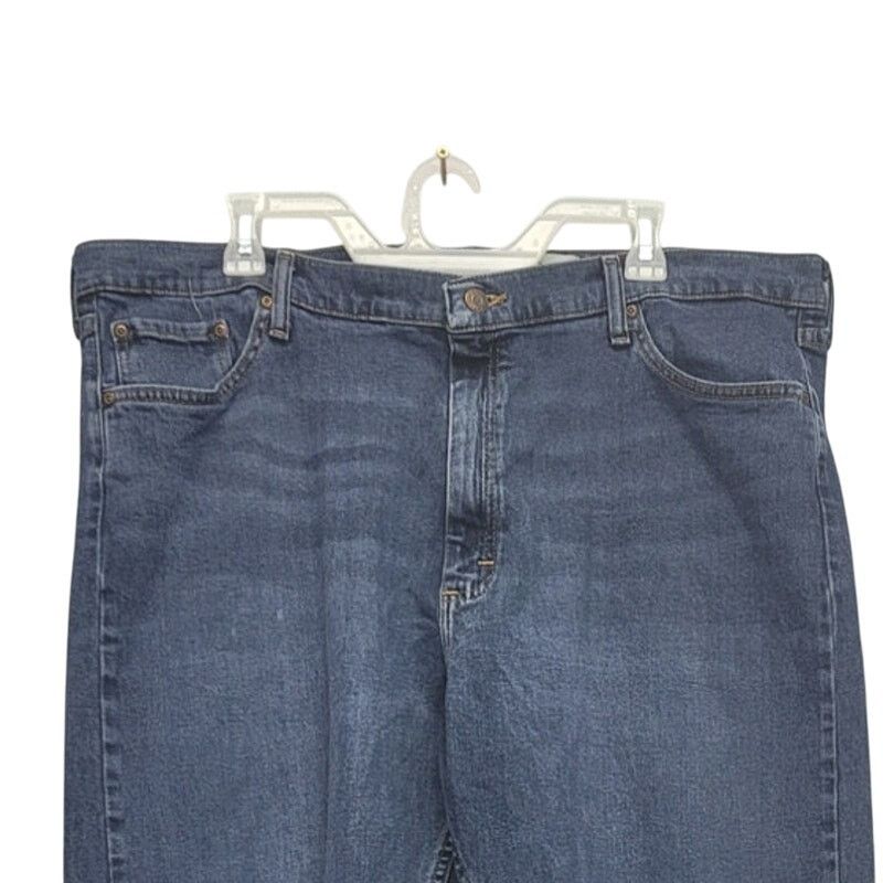 Wrangler Wrangler Mens 42/30 Cotton Whiskered Relaxed Fit Denim Jeans Size US 42 / EU 58 - 2 Thumbnail