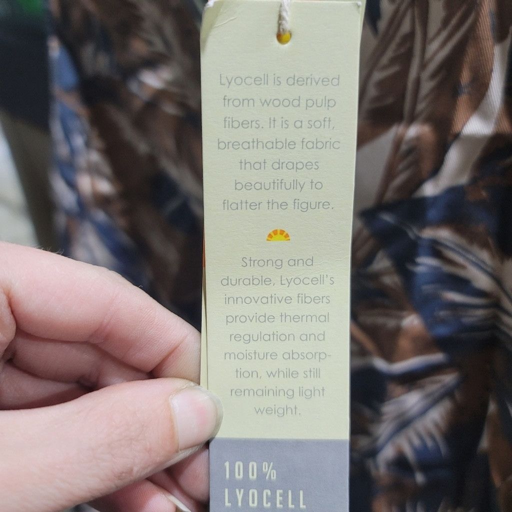 Other NWT C&C California Lyocell Tropical Leaf V-Neck Twill Tank Size XL / US 12-14 / IT 48-50 - 5 Thumbnail
