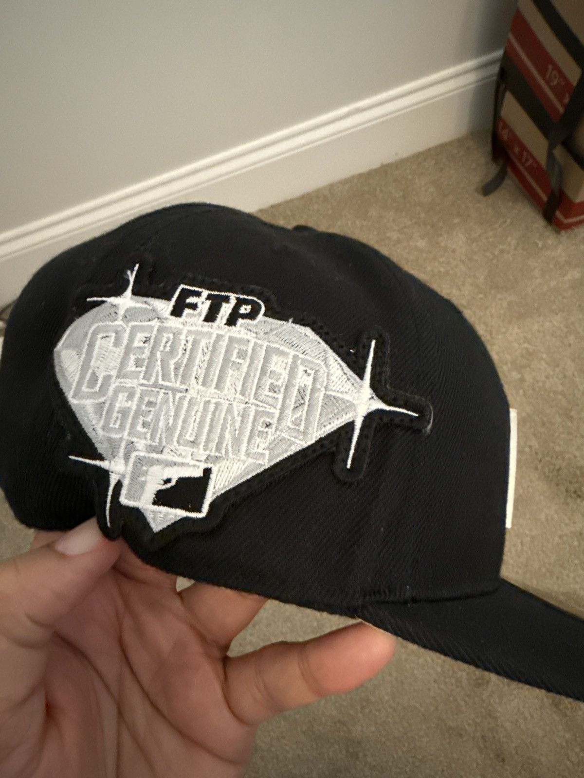 Other FTP BLING F LOGO FITTED HAT 7 7/8 Size ONE SIZE - 2 Thumbnail
