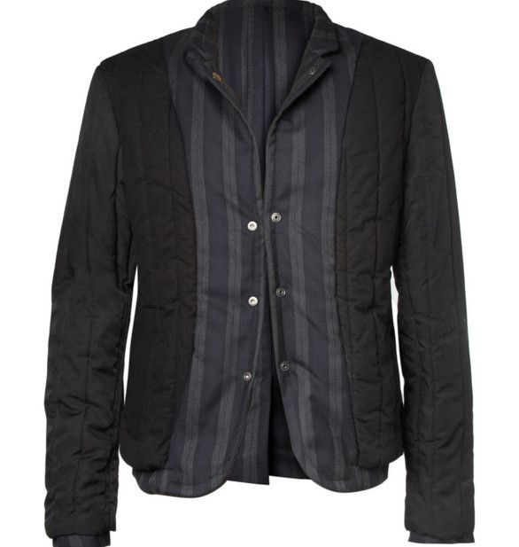 Ann Demeulemeester ANN demeulemeester reversible padded stripped jacket Size US M / EU 48-50 / 2 - 2 Thumbnail