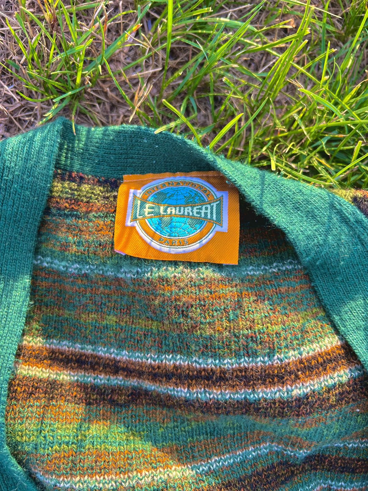Vintage 80s/90s multicoloured vintage cardigan Size M / US 6-8 / IT 42-44 - 3 Thumbnail
