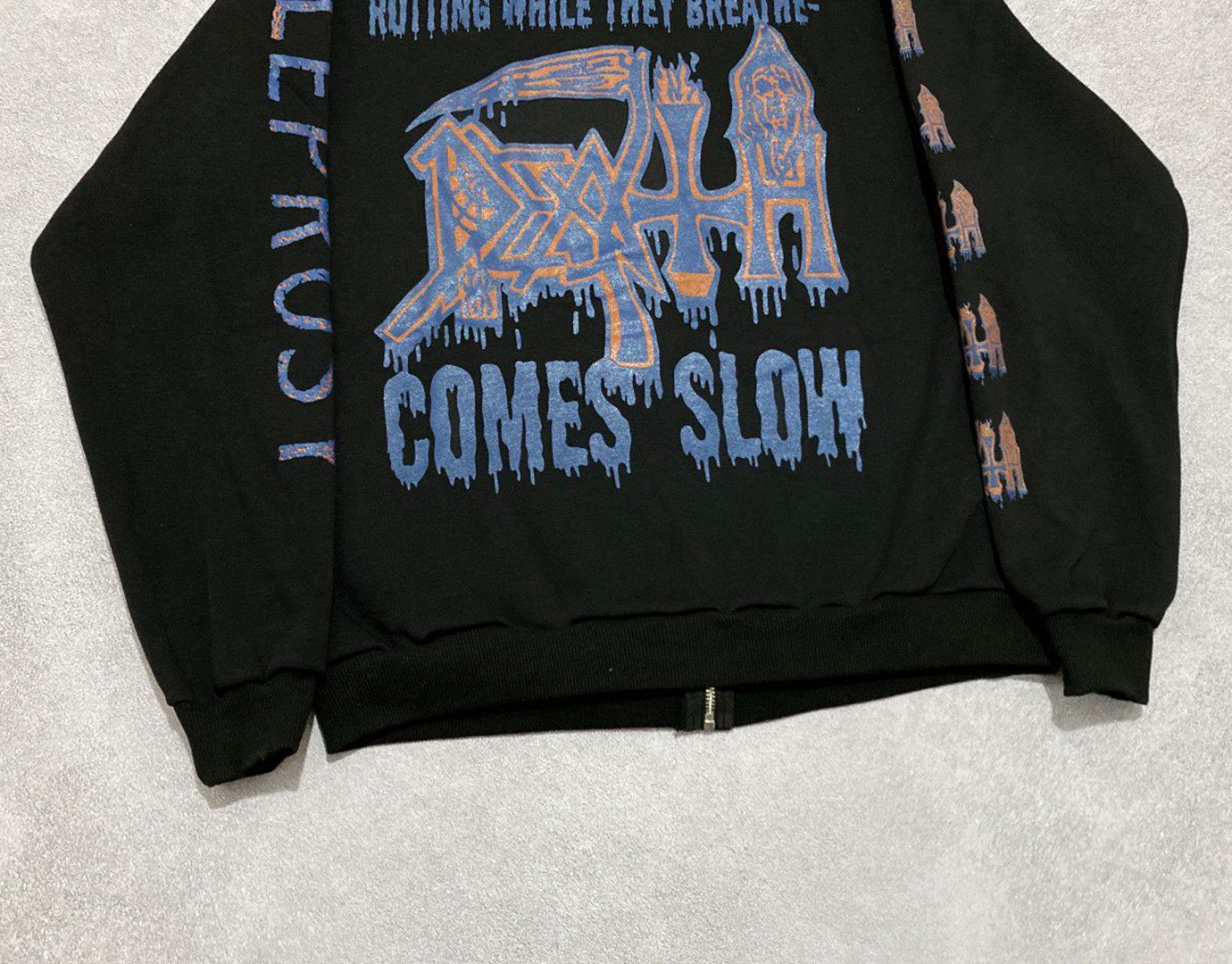Band Tees Zip-hoodie Death Leprosy - metal band Size US XL / EU 56 / 4 - 8 Thumbnail