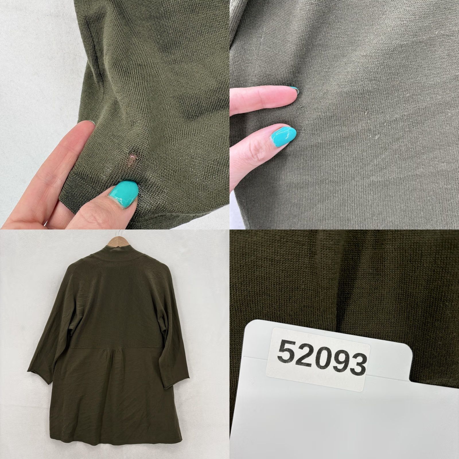 Eileen Fisher Eileen Fisher Tank Sweater Cardigan Set Womens M Green Merino Wool 2 Piece Outfit/Set Casual Knit Pull over 3/4 Sleeve Solid Vintage: No Mens/Womens Size M / US 6-8 / IT 42-44 - 11 Thumbnail