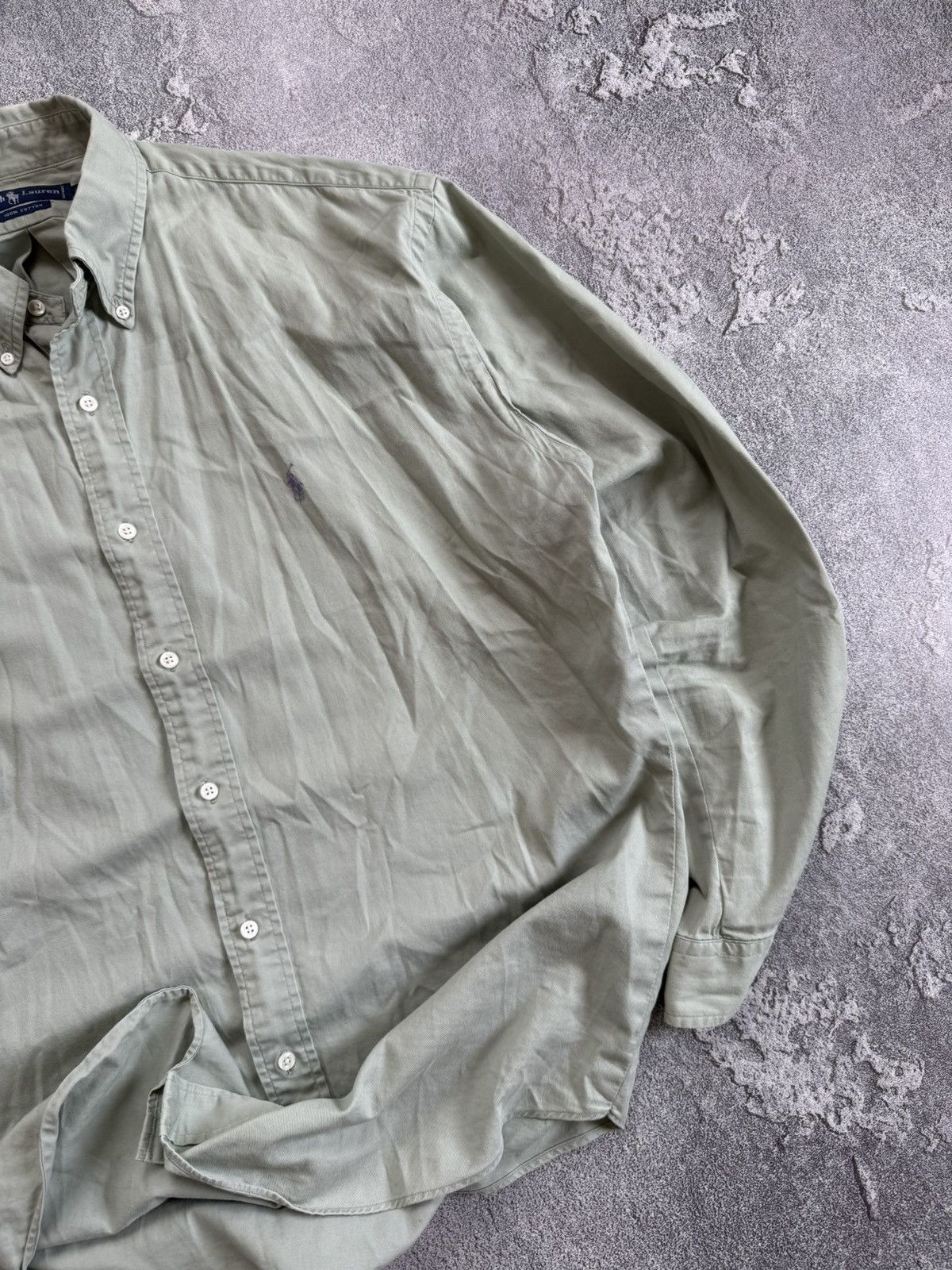 Polo Ralph Lauren × Vintage Polo Ralph Lauren XL button up vintage heavy shirt dress Size US XL / EU 56 / 4 - 3 Thumbnail