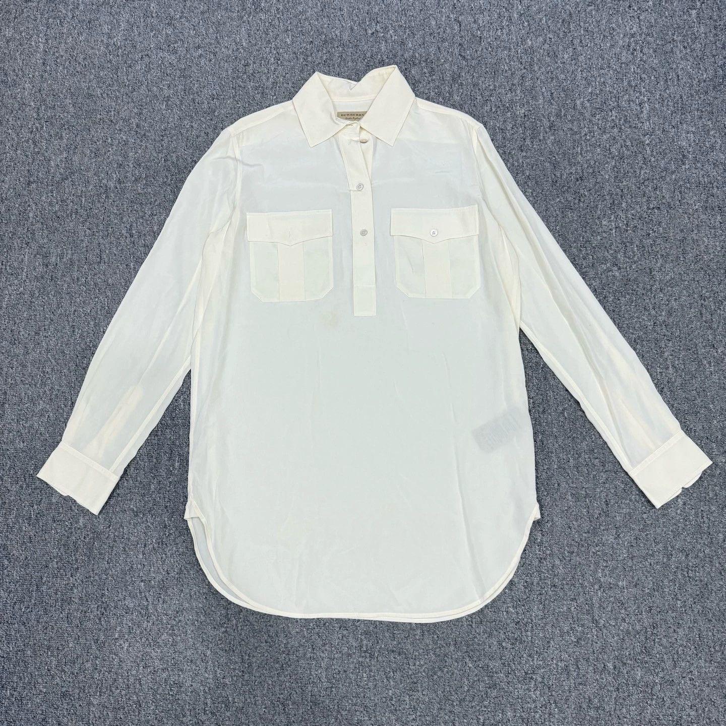 Burberry Burberry White Long Sleeve Shirt - dmc Size US XS / EU 42 / 0 - 1 Thumbnail