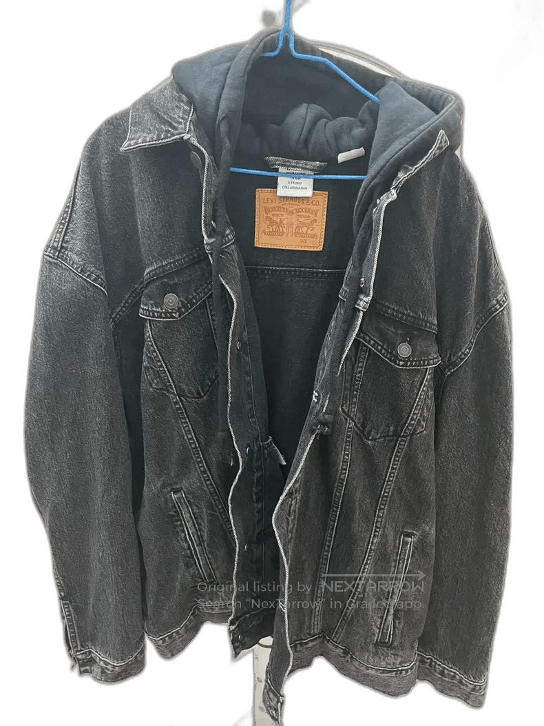 Vetements Vetements Levi's Denim Jacket with Hoodie. Size US XS / EU 42 / 0 - 1 Thumbnail