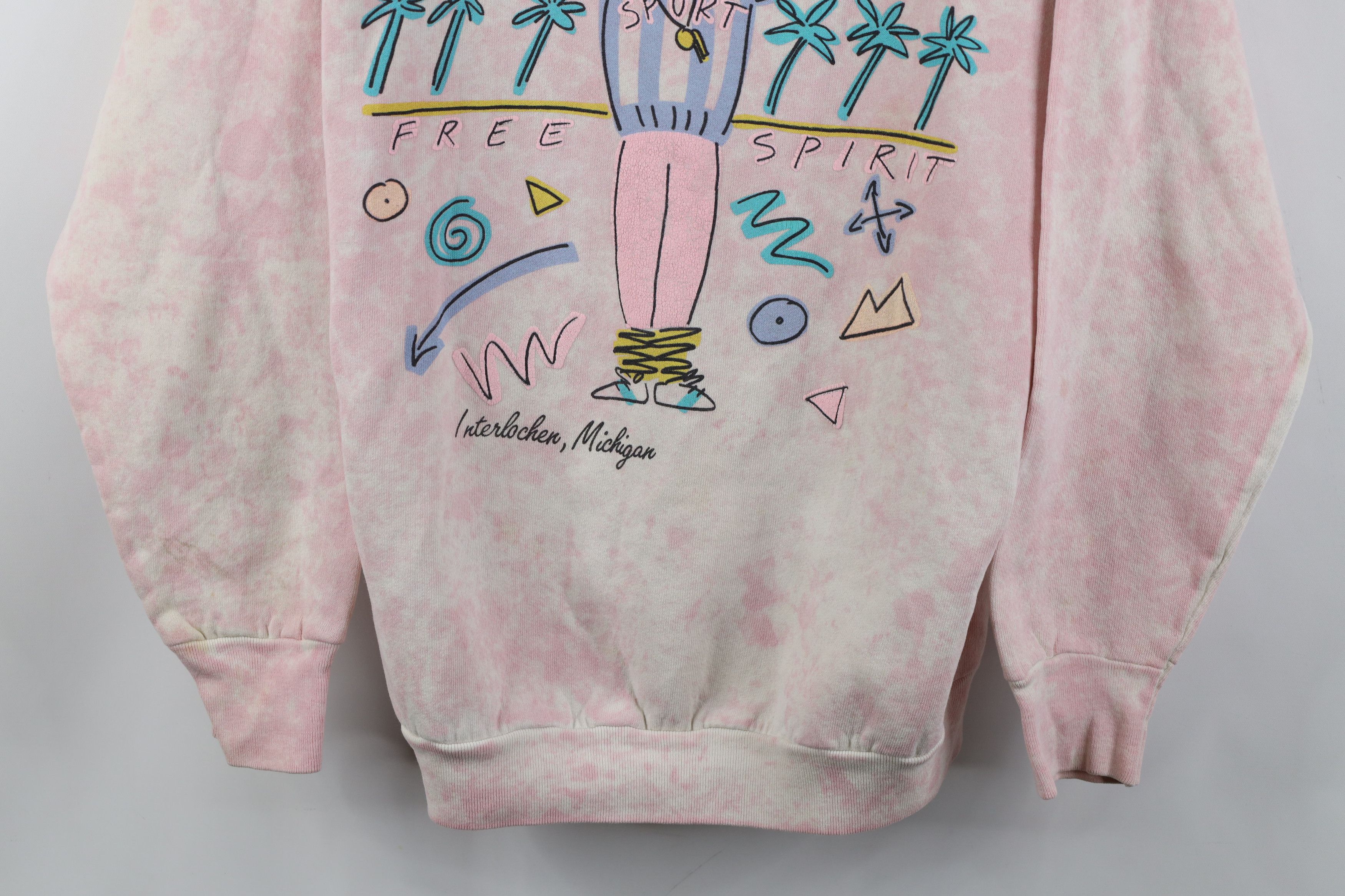 Vintage Vintage 80s 90s Streetwear Free Spirit Crewneck Sweatshirt Size M / US 6-8 / IT 42-44 - 3 Thumbnail